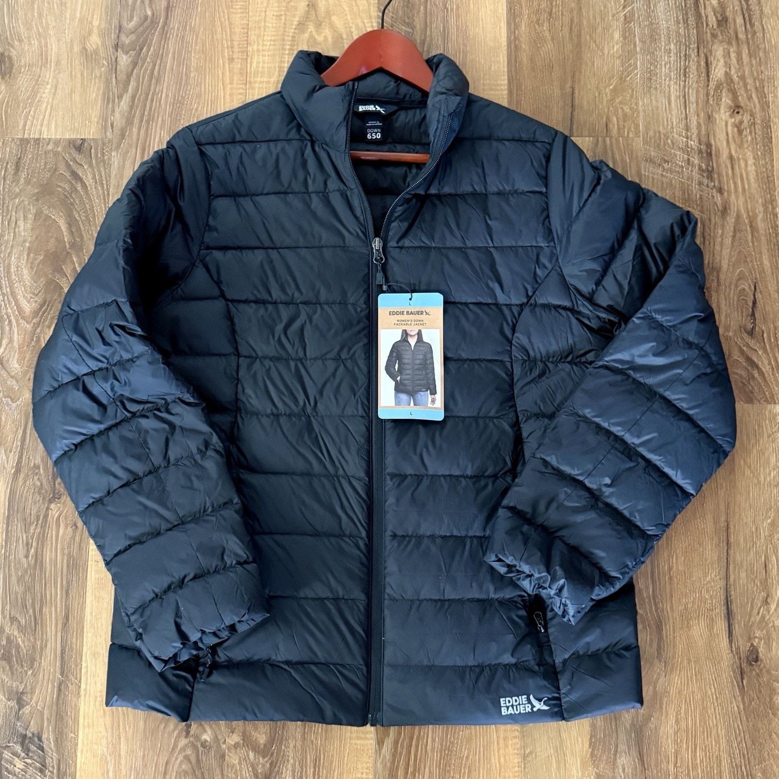 Eddie Bauer Eddie Bauer Women’s Down 650 Cirruslite Puffer Jacket L, NEW Size L / US 10 / IT 46 - 2 Thumbnail