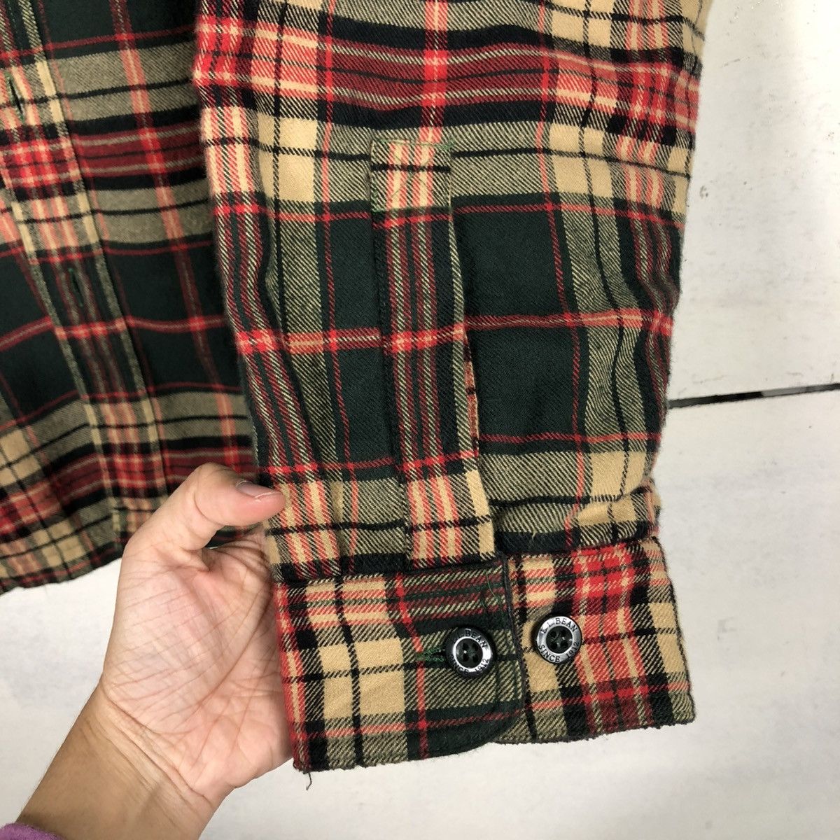 Japanese Brand 🔥VINTAGE FLANNEL SHIRT JACKET L.L.BEAN CHORE TARTAN DESIGN Size US L / EU 52-54 / 3 - 17 Thumbnail