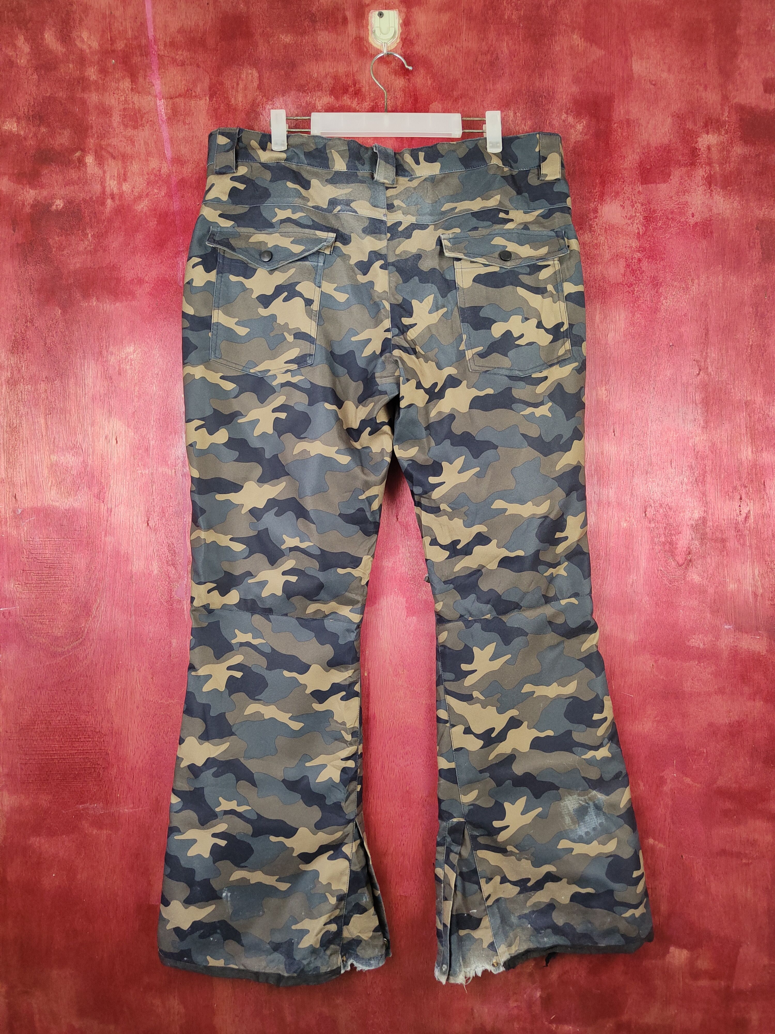 Japanese Brand Himass Mania Camo bootcut Multipocket Casual Pants #S1350 Size US 34 / EU 50 - 8 Thumbnail