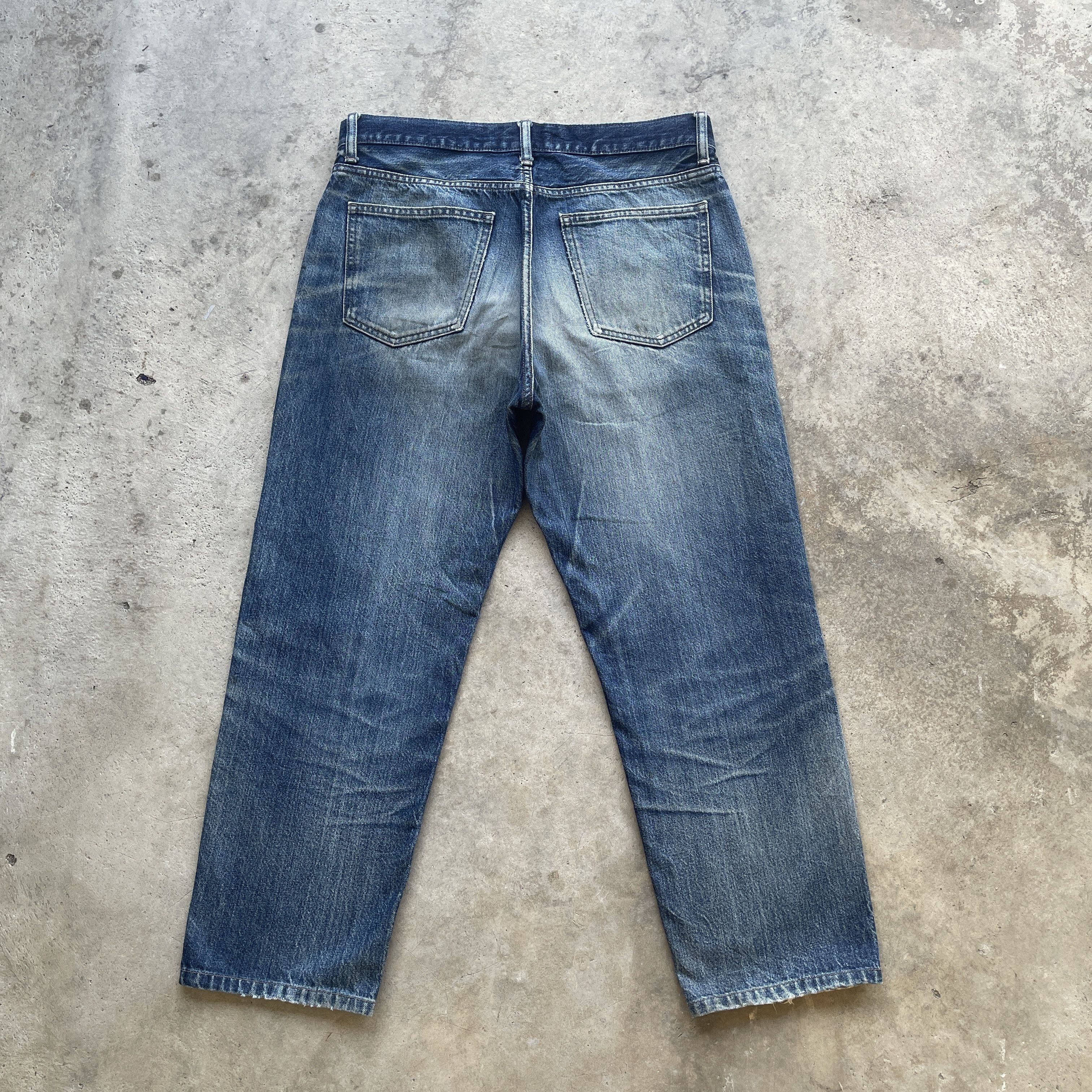Japanese Brand Vintage Japanese Stonewashed Faded Distressed Jeans Pants Size US 33 - 10 Thumbnail