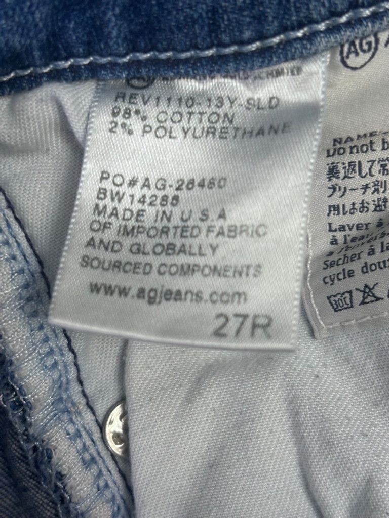 AG Adriano Goldschmied Women's AG Adriano Goldschmied Jeans, Blue, Size 27 R Size 27" / US 4 / IT 40 - 9 Thumbnail