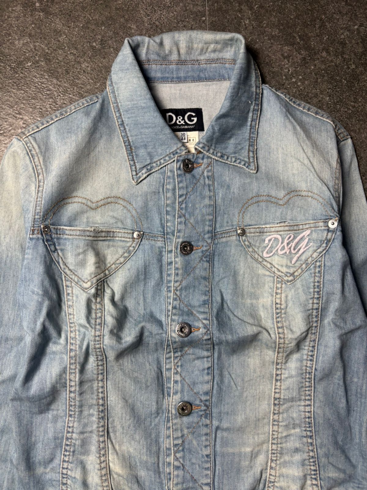 Dolce & Gabbana 2000s Dolce Gabbana Love Pocket Jacket Size S / US 4 / IT 40 - 2 Thumbnail