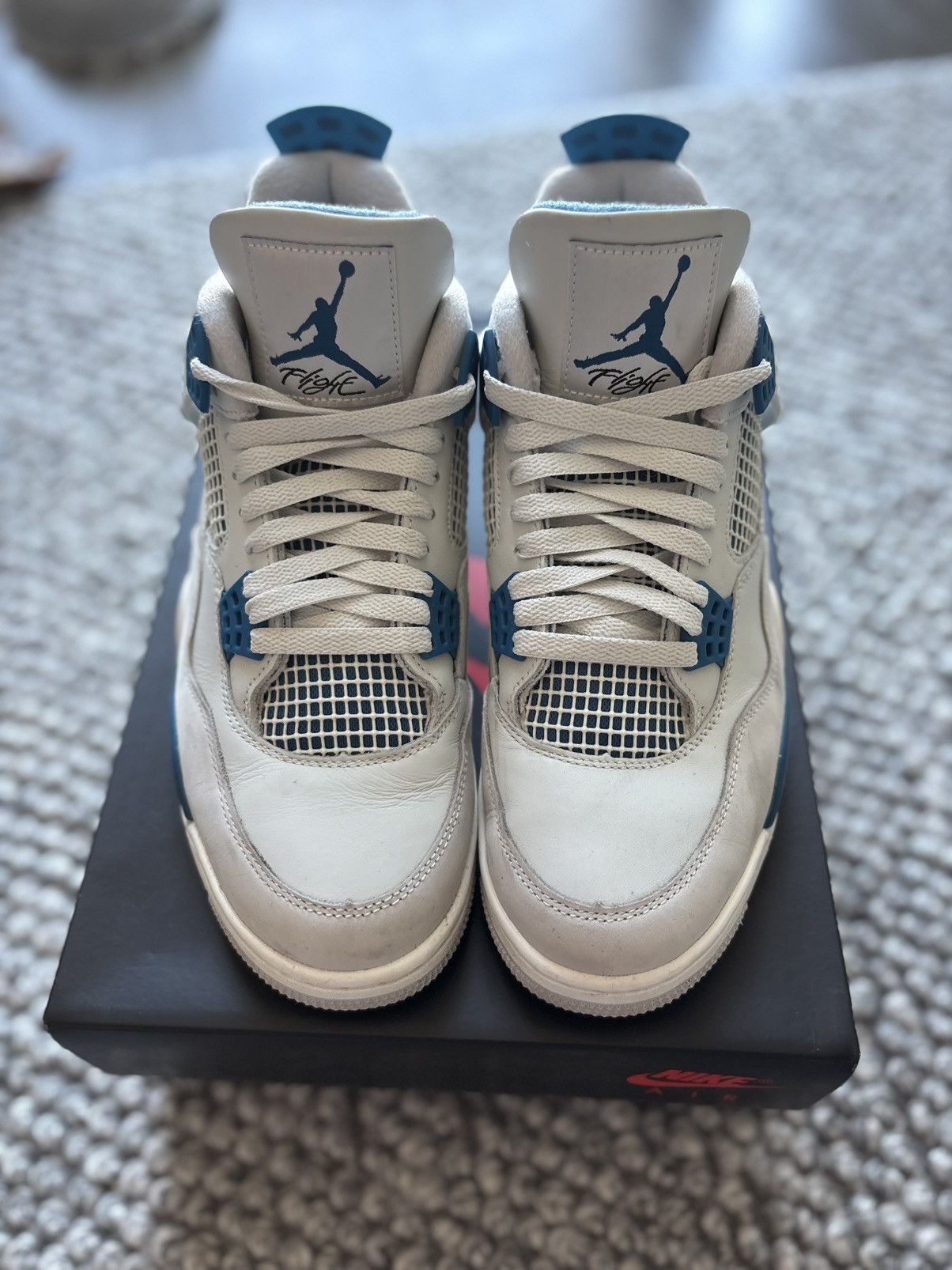 Jordan Brand Jordan 4 Retro Military Blue (2024) Sz: 10 Size US 10 / EU 43 - 5 Thumbnail