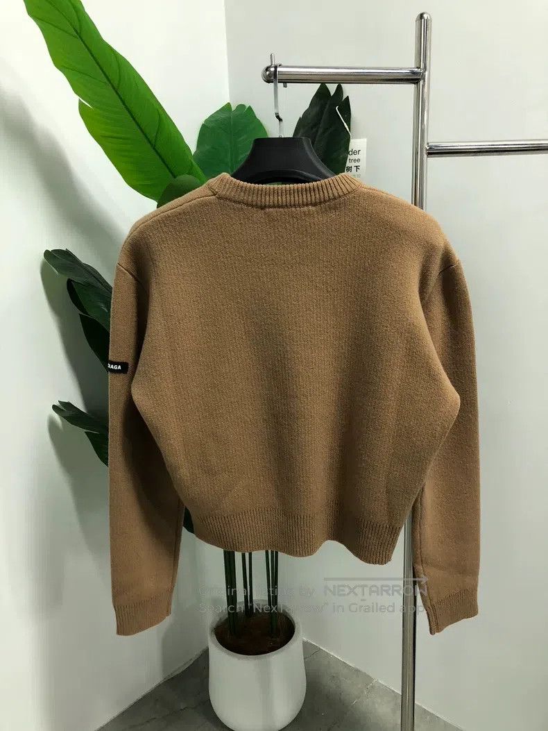 Balenciaga Balenciaga Logo Knit Crewneck Sweater Size US L / EU 52-54 / 3 - 2 Thumbnail