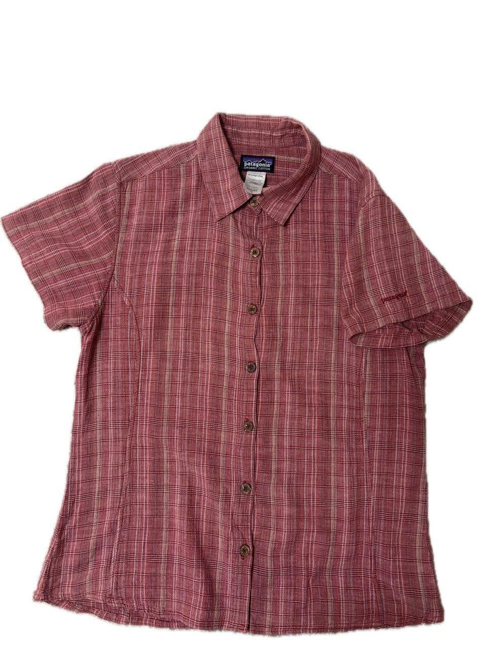 Patagonia Patagonia Women's Short Sleeve Organic Blend Shirt, 10, Red Size L / US 10 / IT 46 - 16 Thumbnail