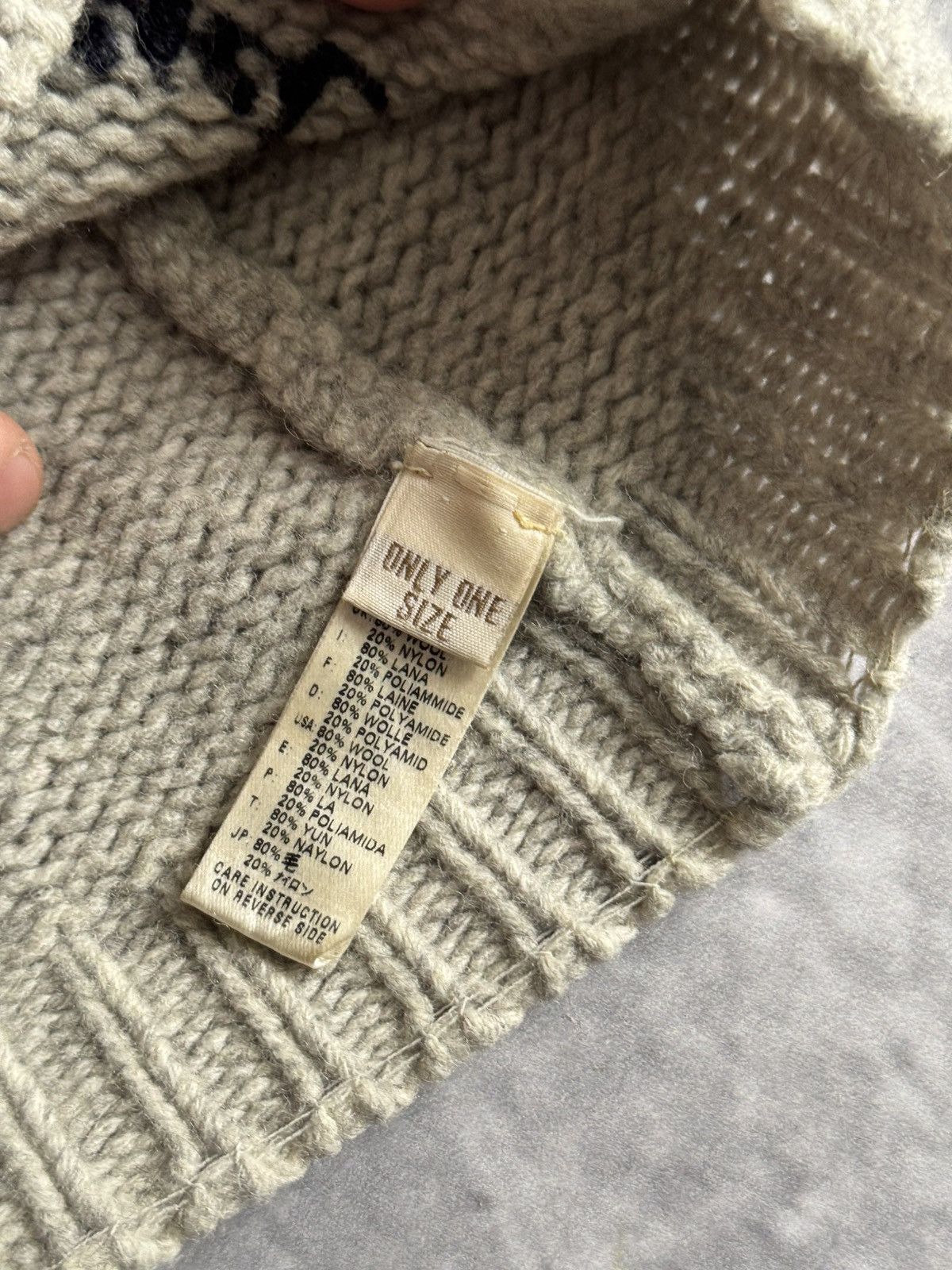 Diesel × Japanese Brand × Vintage Vintage knit Diesel hat Size ONE SIZE - 4 Thumbnail