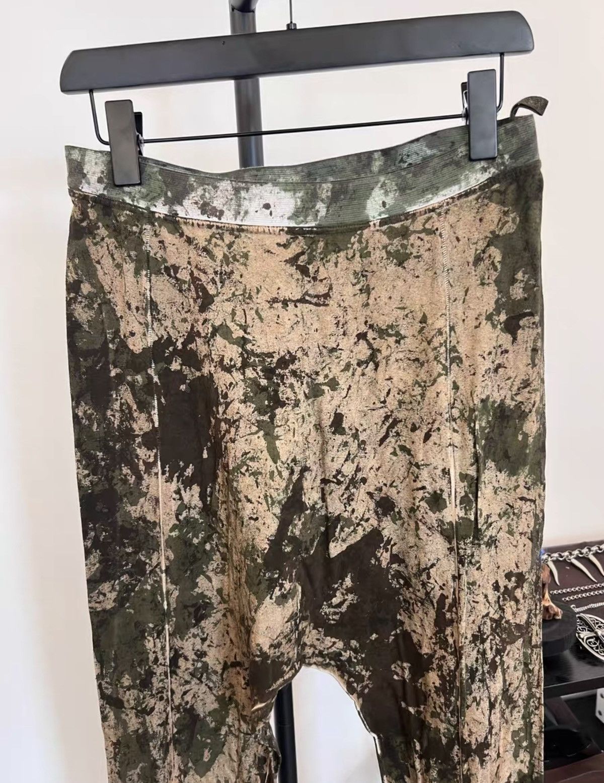 11 By Boris Bidjan Saberi 11ByBBS Splatter-Wash Camouflage Pants Size US 33 - 3 Thumbnail