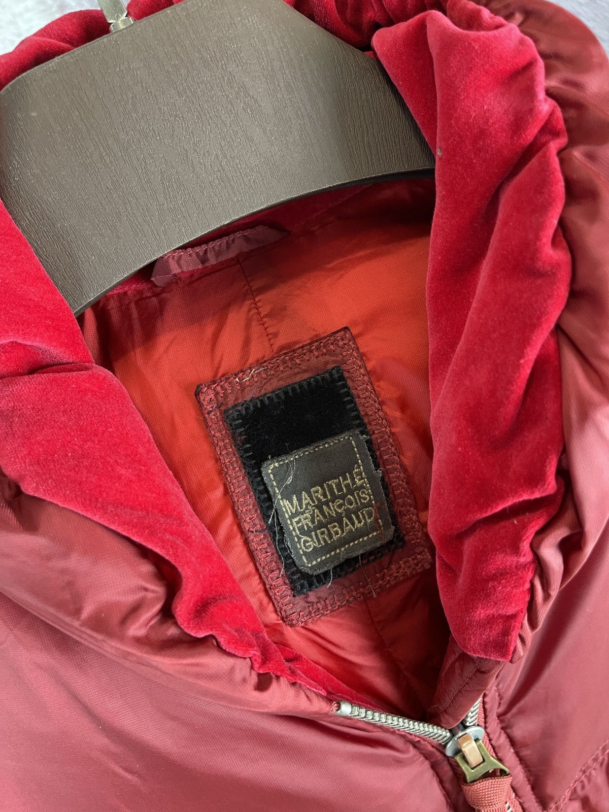Marithe + Francois Girbaud Marithe Francois Girbaud red short nylon down jacket Size M / US 6-8 / IT 42-44 - 9 Thumbnail
