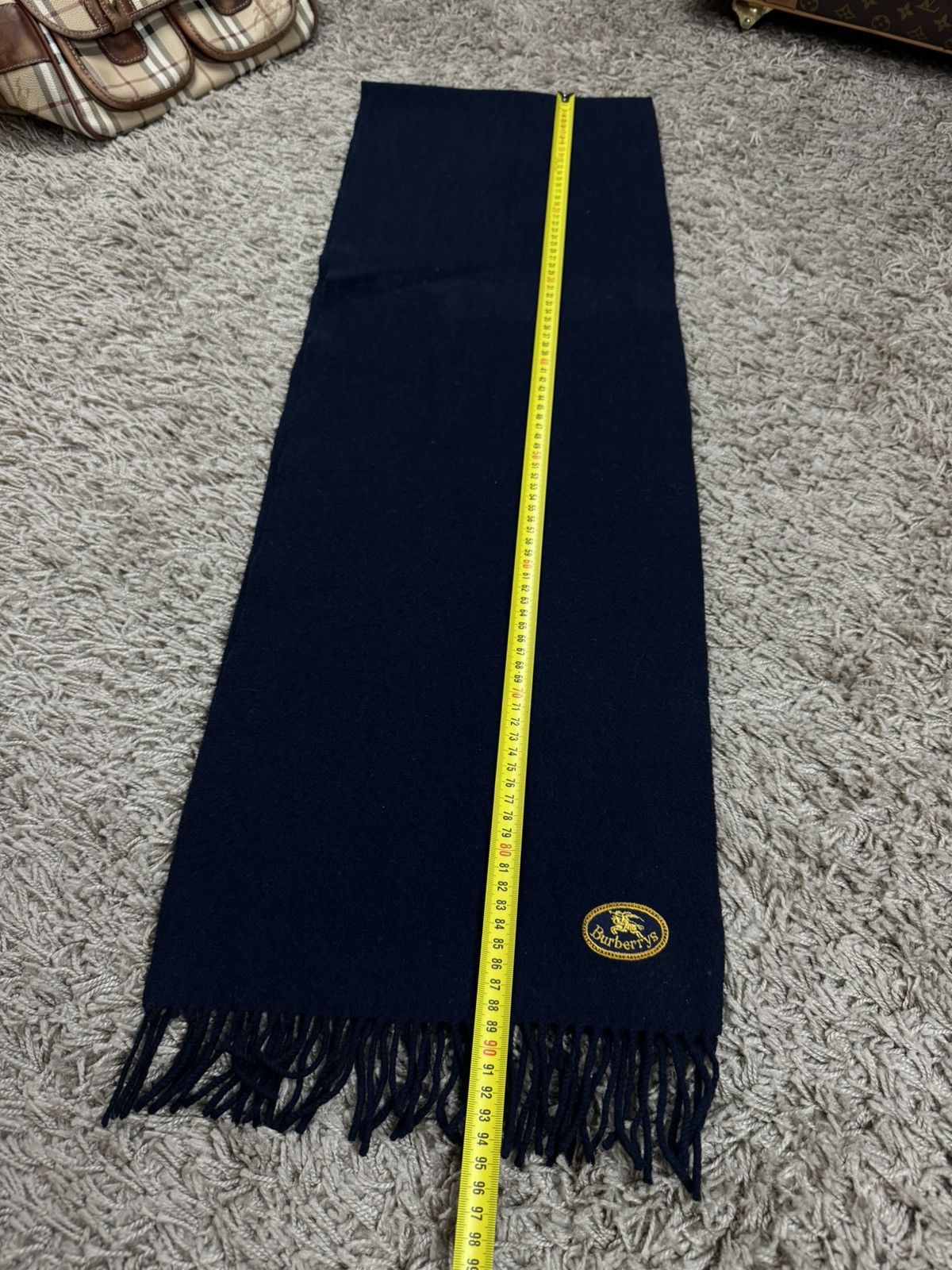 Burberry × Vintage Vintage wool scarf Burberry’s 90s original luxury item Size ONE SIZE - 5 Thumbnail
