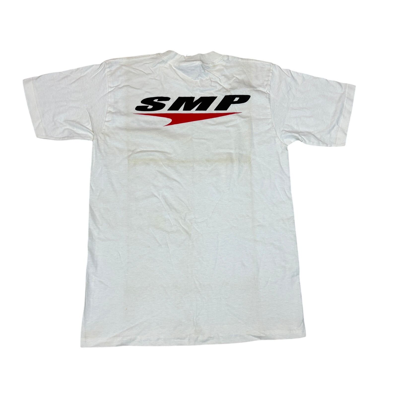 Vintage Rare Vintage 90s SMP Skateboarding Logo T Shirt Men's Medium Size US M / EU 48-50 / 2 - 1 Thumbnail