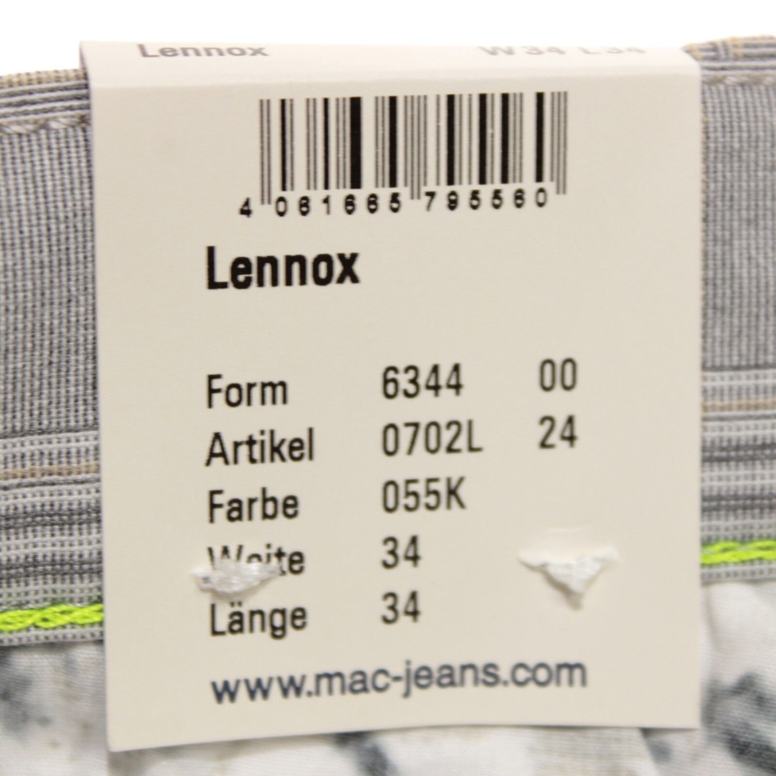 MAC Jeans Mac Jeans New with tags Chino Size 34 US In Gray Size US 34 / EU 50 - 4 Thumbnail