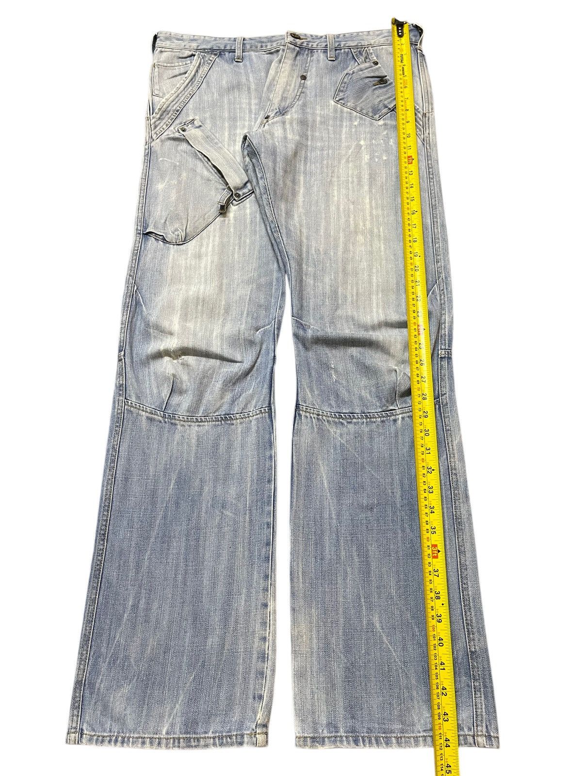 Avirex Vintage Avirex Blue Faded Wash Tactical Style Baggy Jeans Size US 36 / EU 52 - 12 Thumbnail