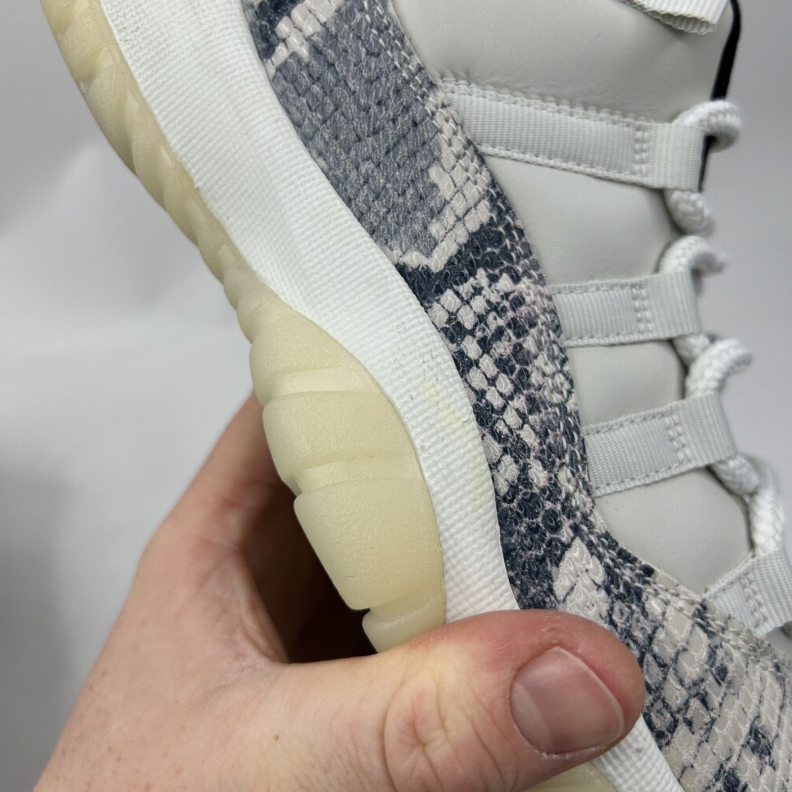 Jordan Brand Nike Air Jordan 11 Low Retro “Light Bone Snakeskin” Size US 8 / EU 41 - 9 Thumbnail