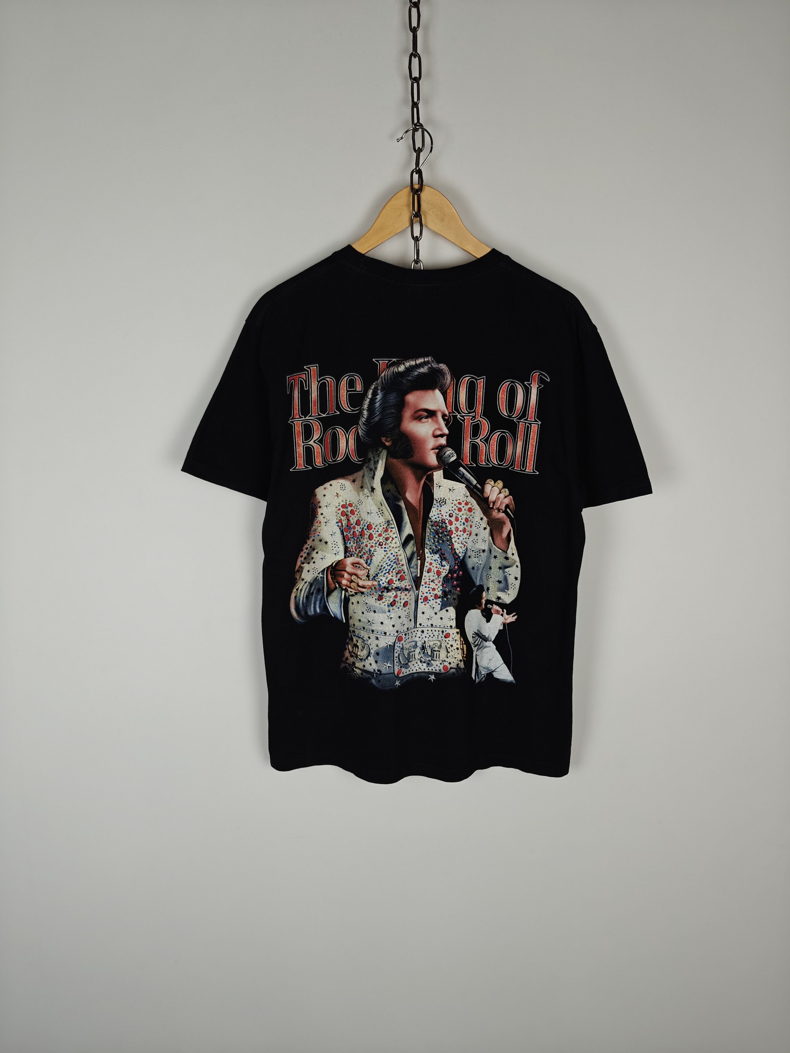 Other Rock Tees Vintage Elvis Presley Tee Double Big Logo Size L Size US L / EU 52-54 / 3 - 8 Thumbnail