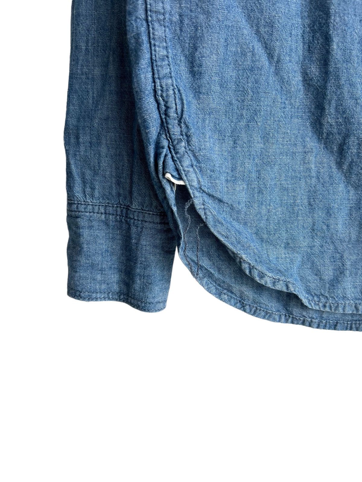 Buzz Rickson's Vintage 1960s Cat Eye Button Gussets Selvaged Chambray Shirt Size US S / EU 44-46 / 1 - 7 Thumbnail