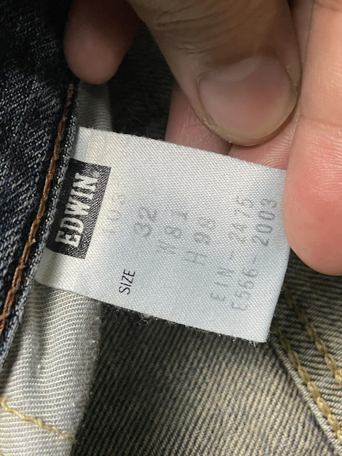 Edwin × Vintage Vintage EDWIN Men’s Straight Cut Jeans (91) Size US 31 - 10 Thumbnail