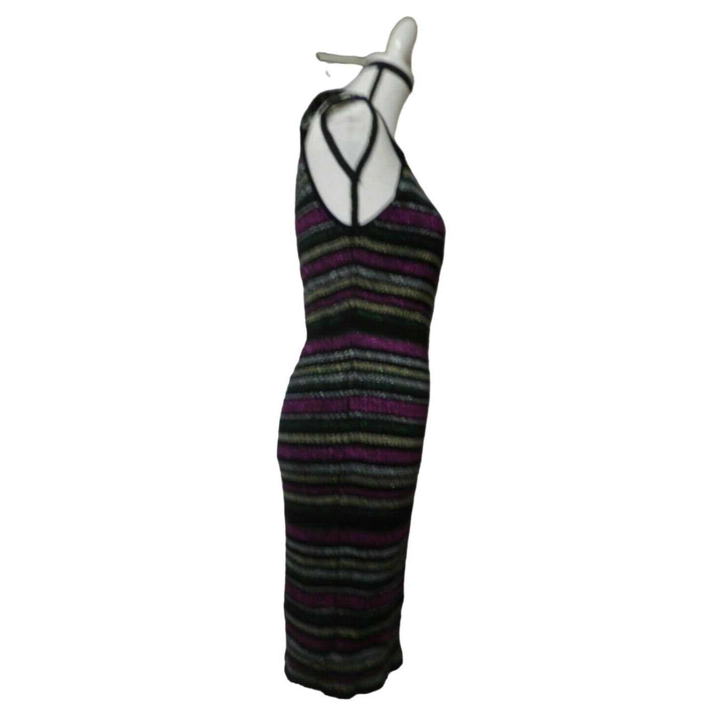 Other Planet Gold Derek Heart Juniors' Plus Size Metallic-Stripe Size ONE SIZE - 8 Thumbnail