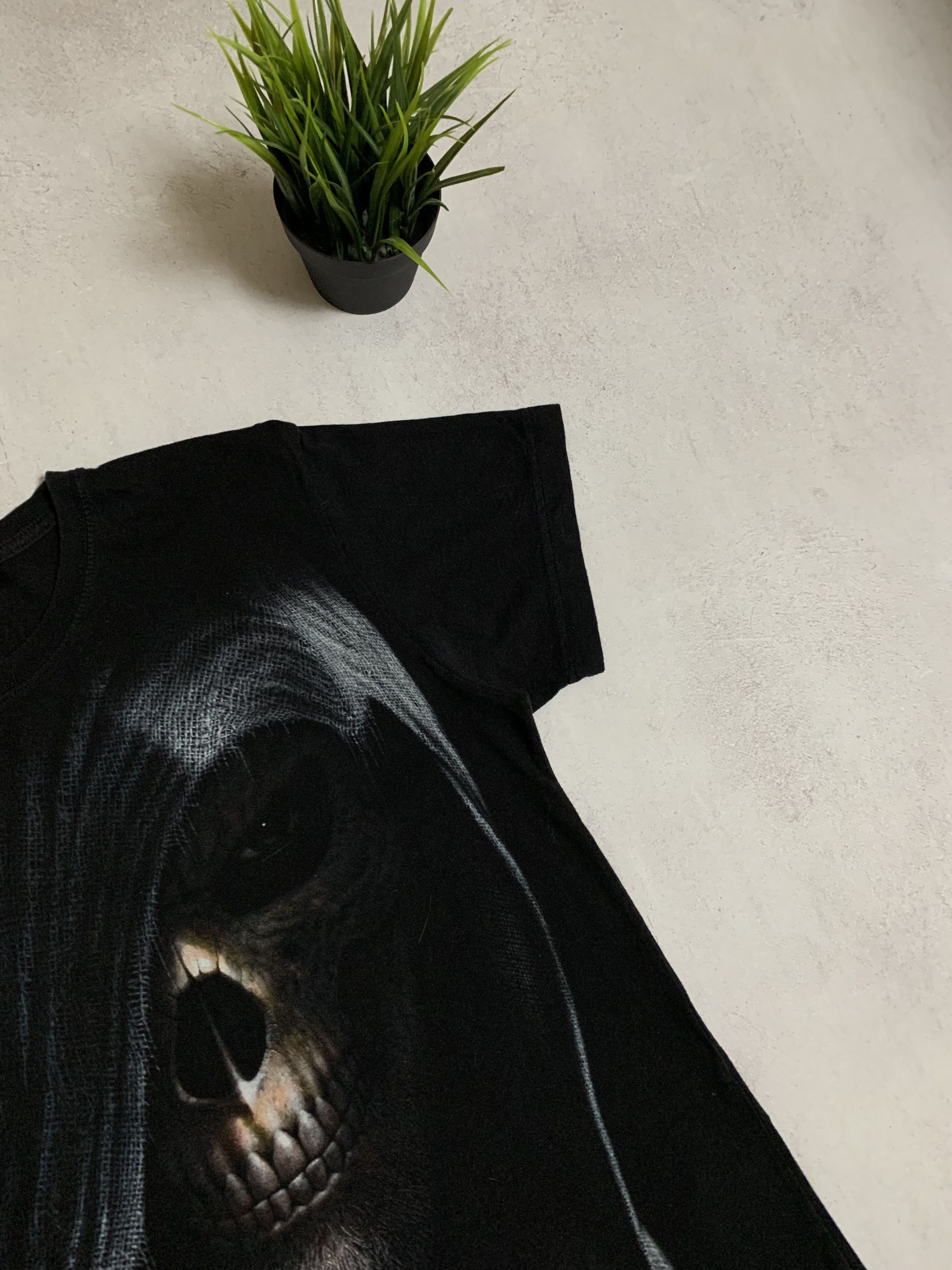 Japanese Brand × Vintage Vintage Spiral T Shirt Tee Skull Big Logo Y2K Crazy 90s Size US M / EU 48-50 / 2 - 4 Thumbnail