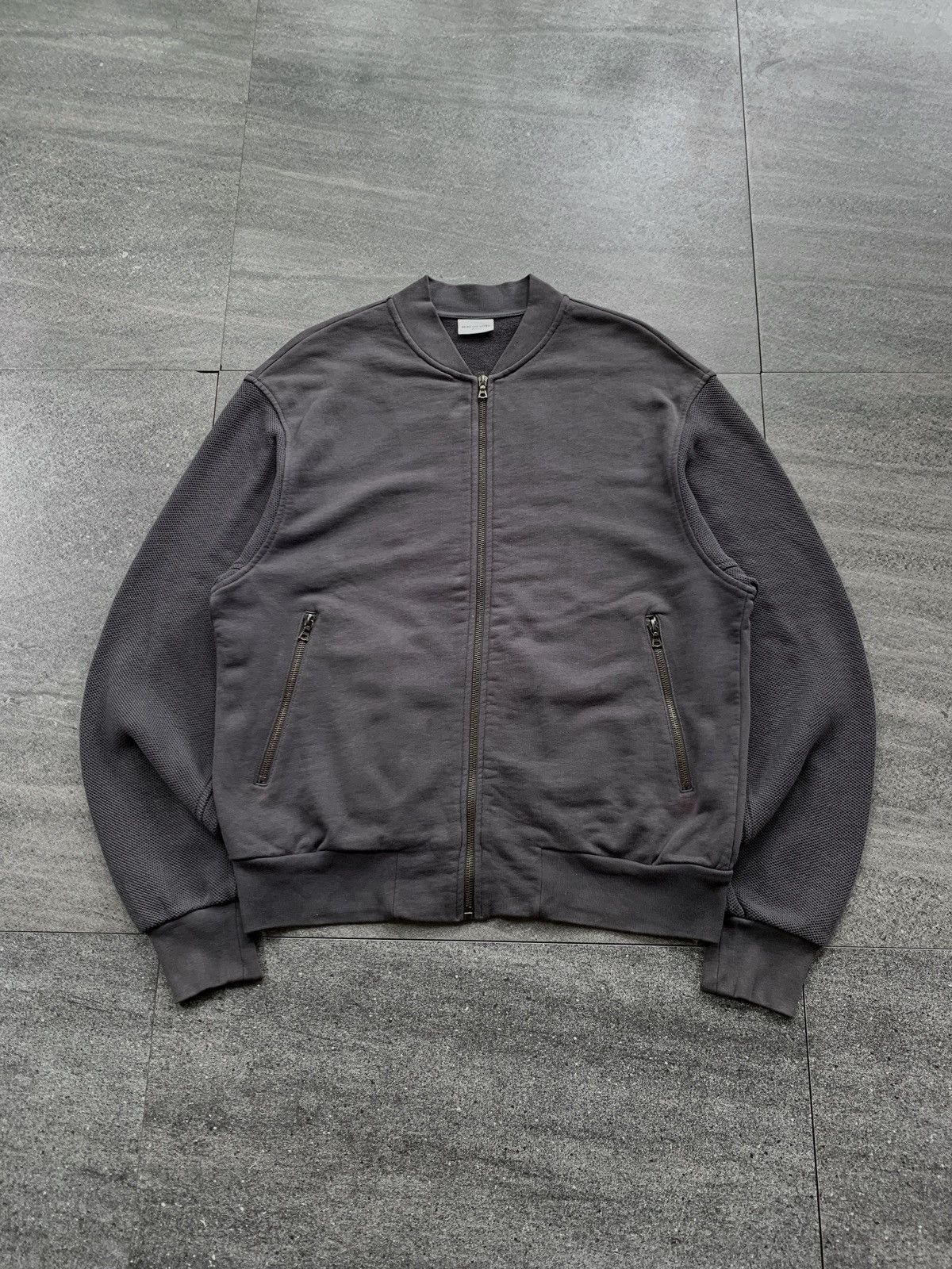 Dries Van Noten FREE TAX! Mesh Sleeved Bomber Jacket Size US M / EU 48-50 / 2 - 2 Thumbnail