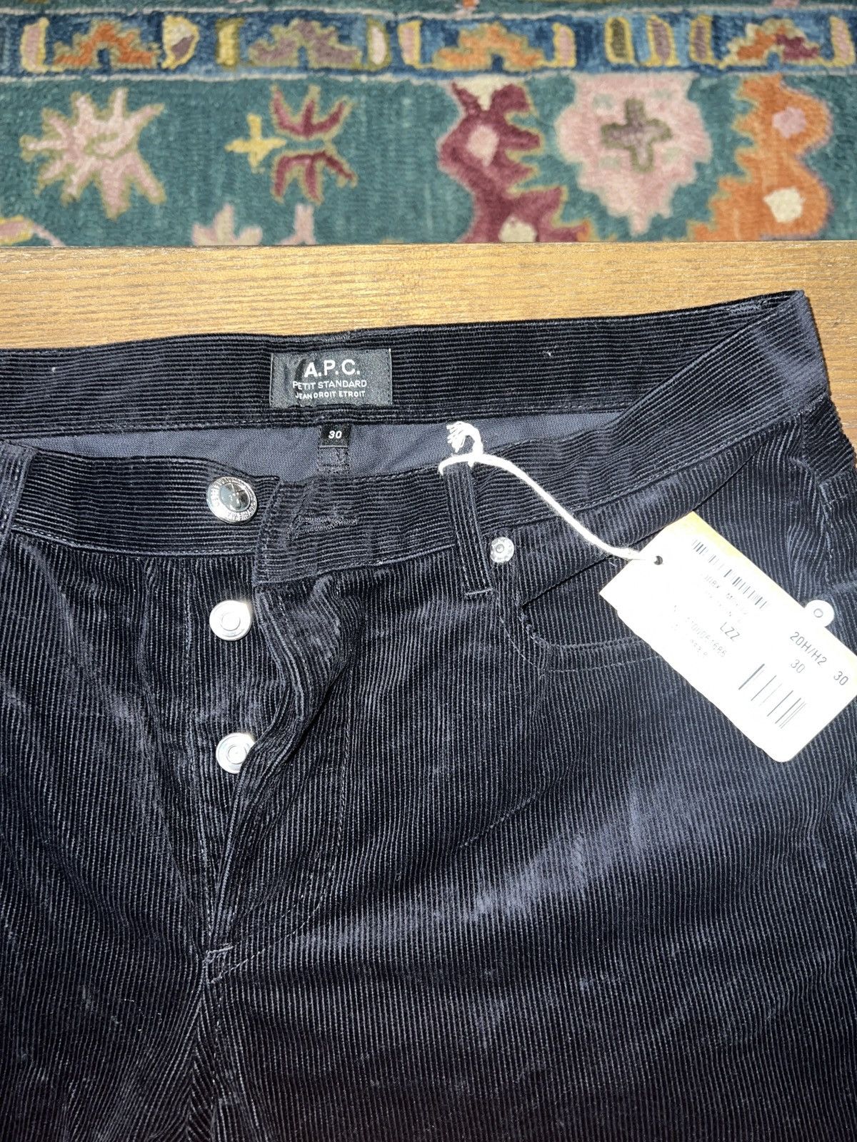 A.P.C. A.P.C. Black Corduroy Jeans – Made in Italy – New w/ Ta Size US 30 / EU 46 - 5 Thumbnail
