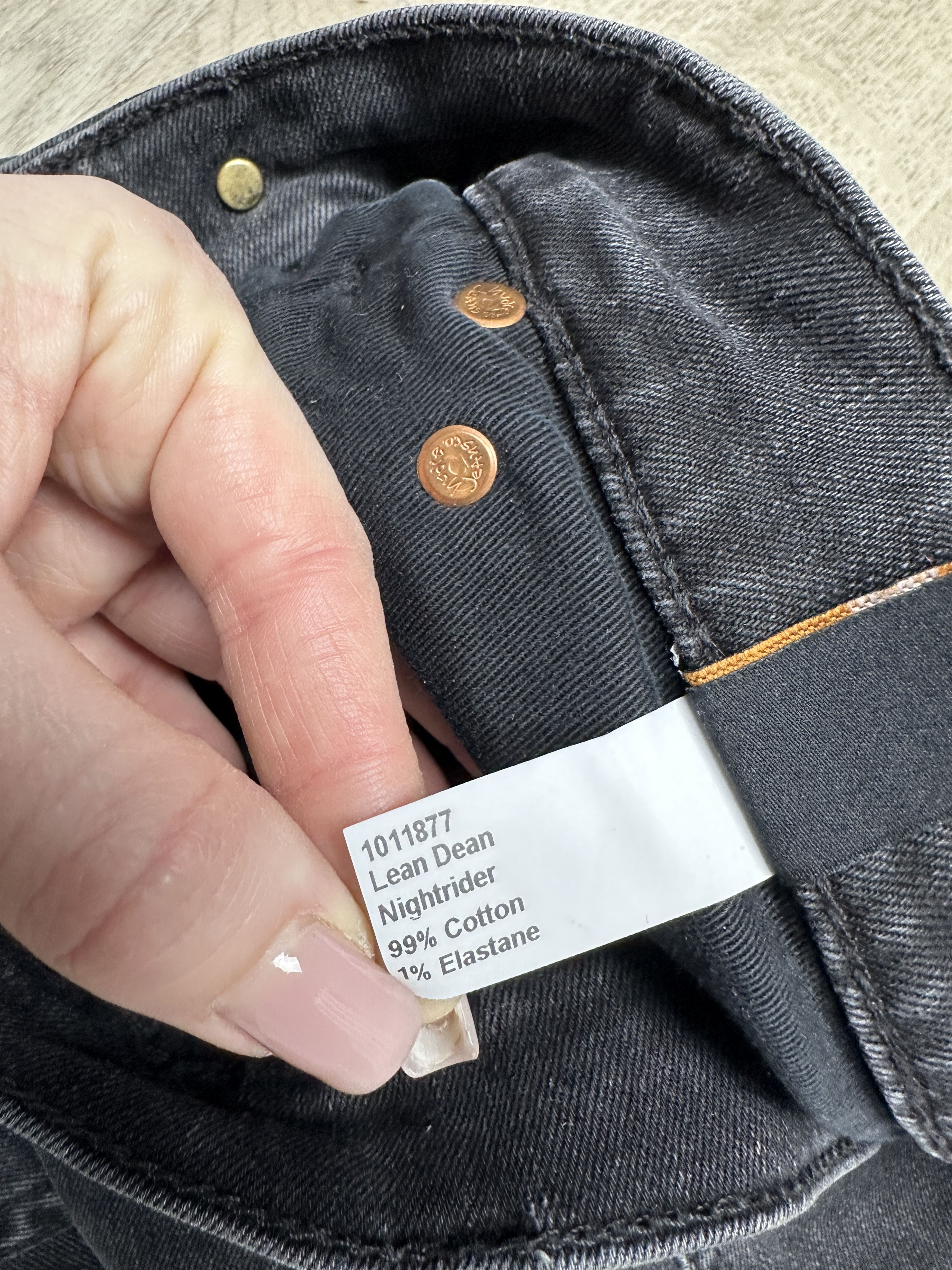 Nudie Jeans Nudie Jeans Lean Dean Mens Denim Pants Size US 33 - 11 Thumbnail