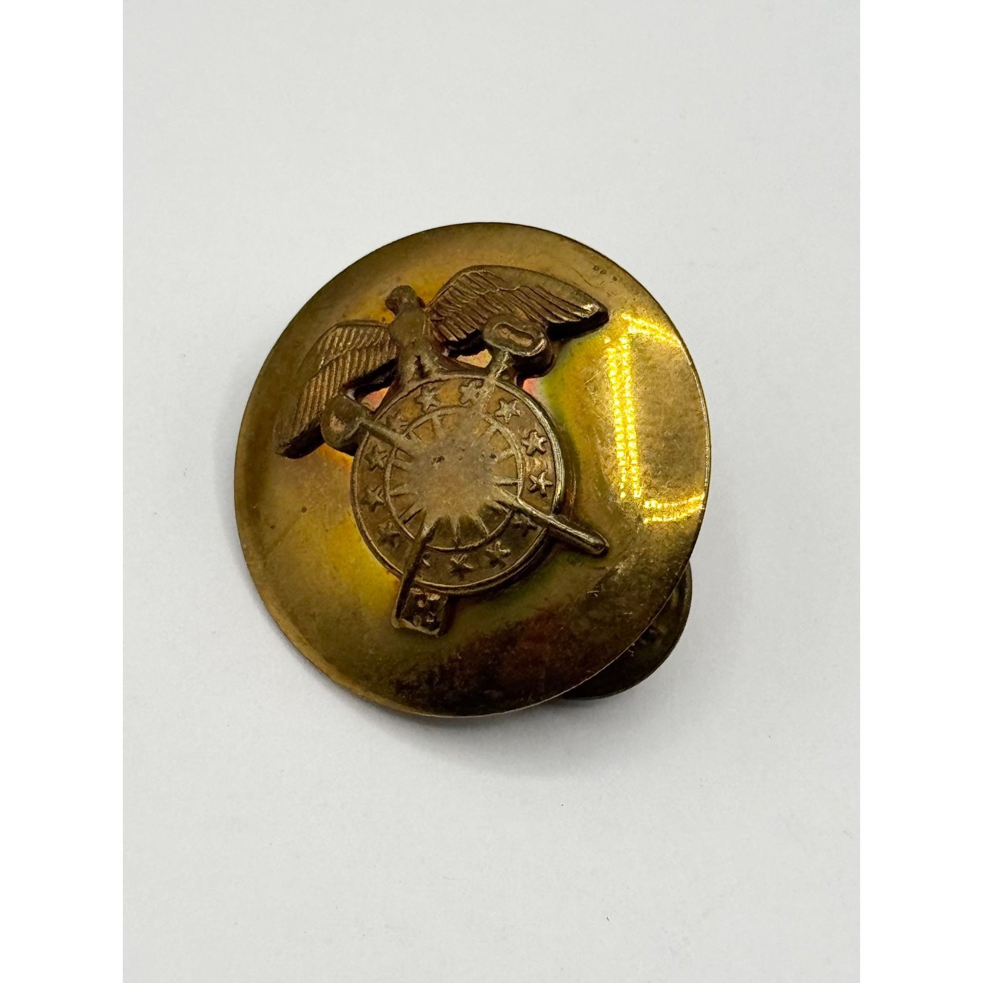 Vintage Vintage WW2 US Army Quarter Master Corps eagle swords disc c Size ONE SIZE - 2 Thumbnail