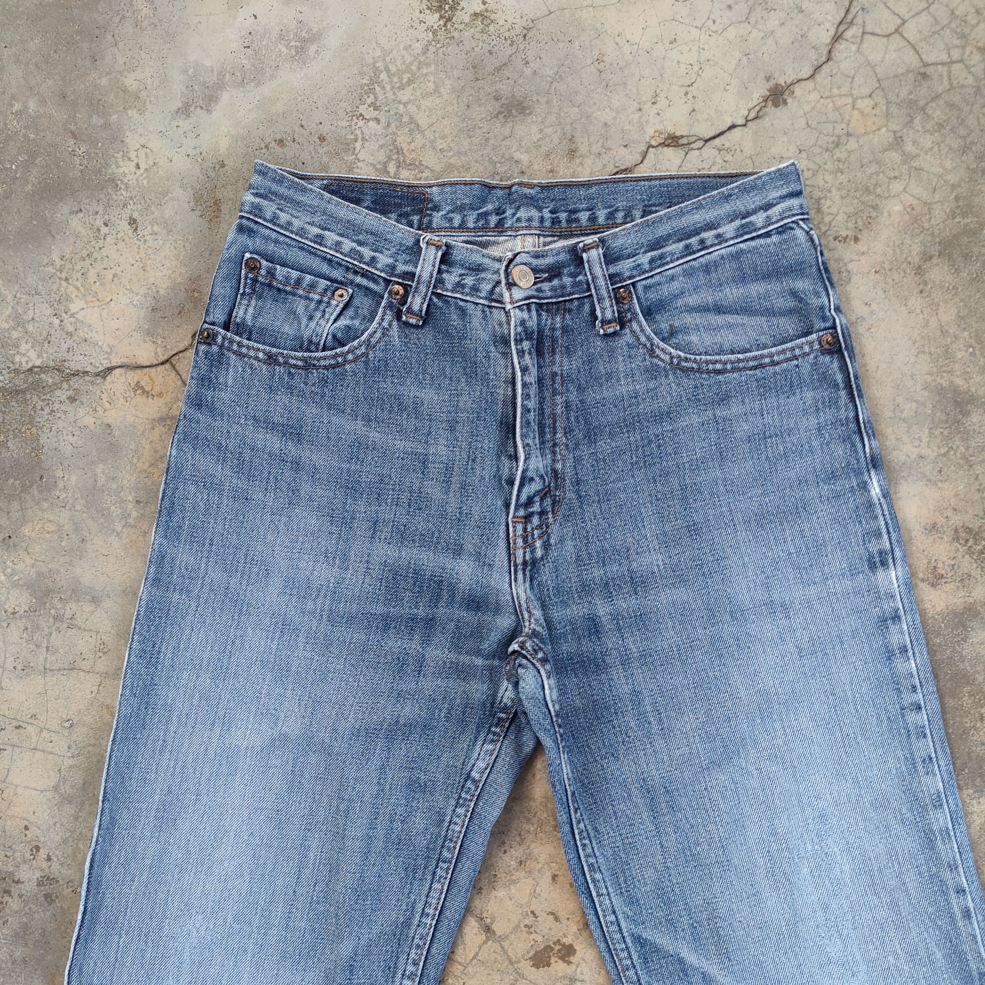 Levi's W30 VINTAGE LEVI'S 533 FADED RIPPED DENIM JEAN PANTS Size US 30 / EU 46 - 3 Thumbnail