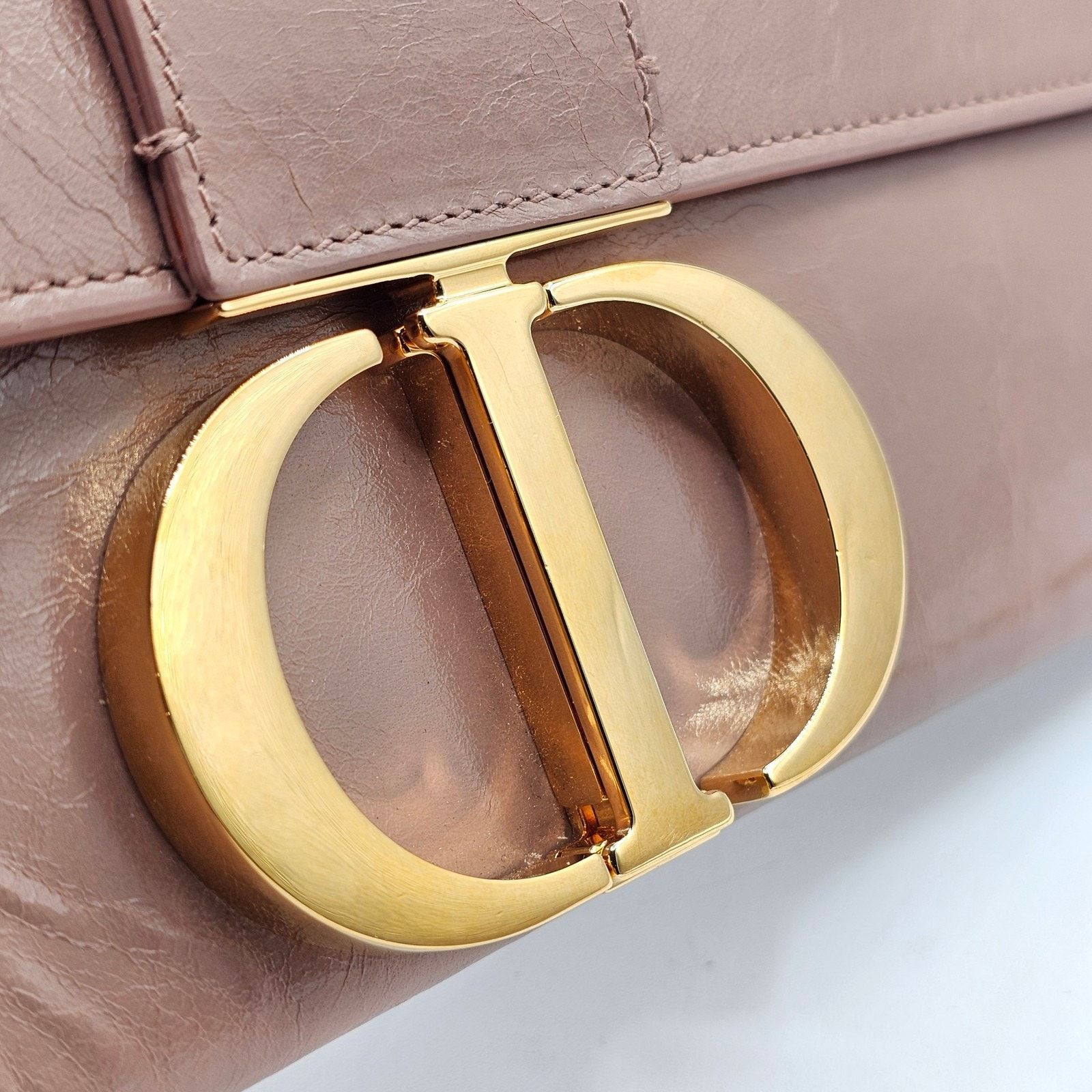 Dior 30 Montaigne Leather Pouch Clutch Bag in Mauve Pink Size ONE SIZE - 5 Thumbnail