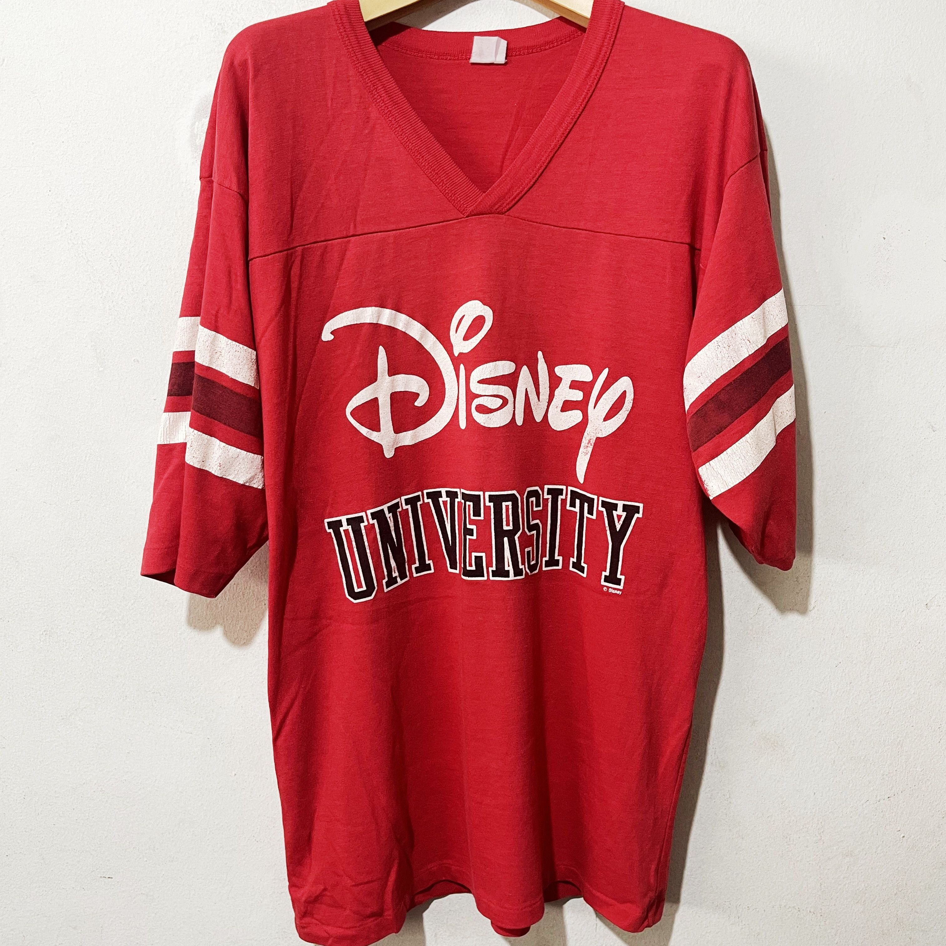 Disney × Vintage Vintage 90s Disney University Jersey Shirt Size US M / EU 48-50 / 2 - 1 Thumbnail
