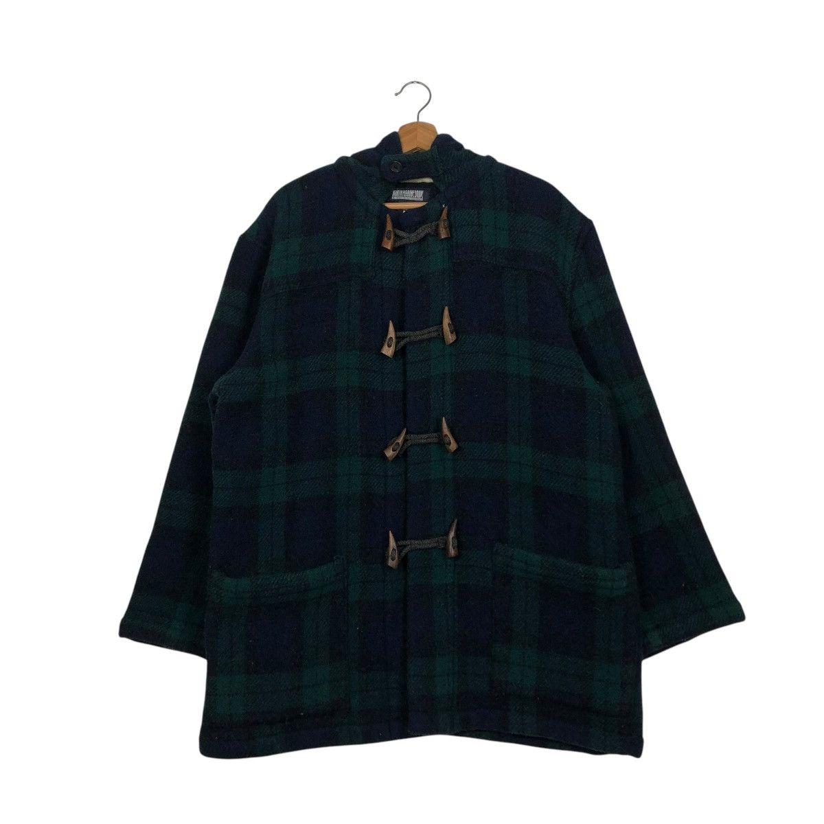 Japanese Brand 🔥VINTAGE WOOL JACKET NORTH MARINE DRIVE ISSEY MIYAKE TARTAN Size US M / EU 48-50 / 2 - 3 Thumbnail