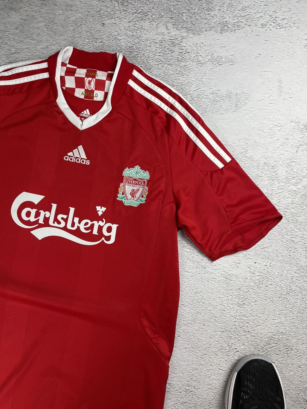Adidas × Vintage Vintage Liverpool 2008/09 Adidas Soccer Jersey y2k blokcore Size US M / EU 48-50 / 2 - 2 Thumbnail