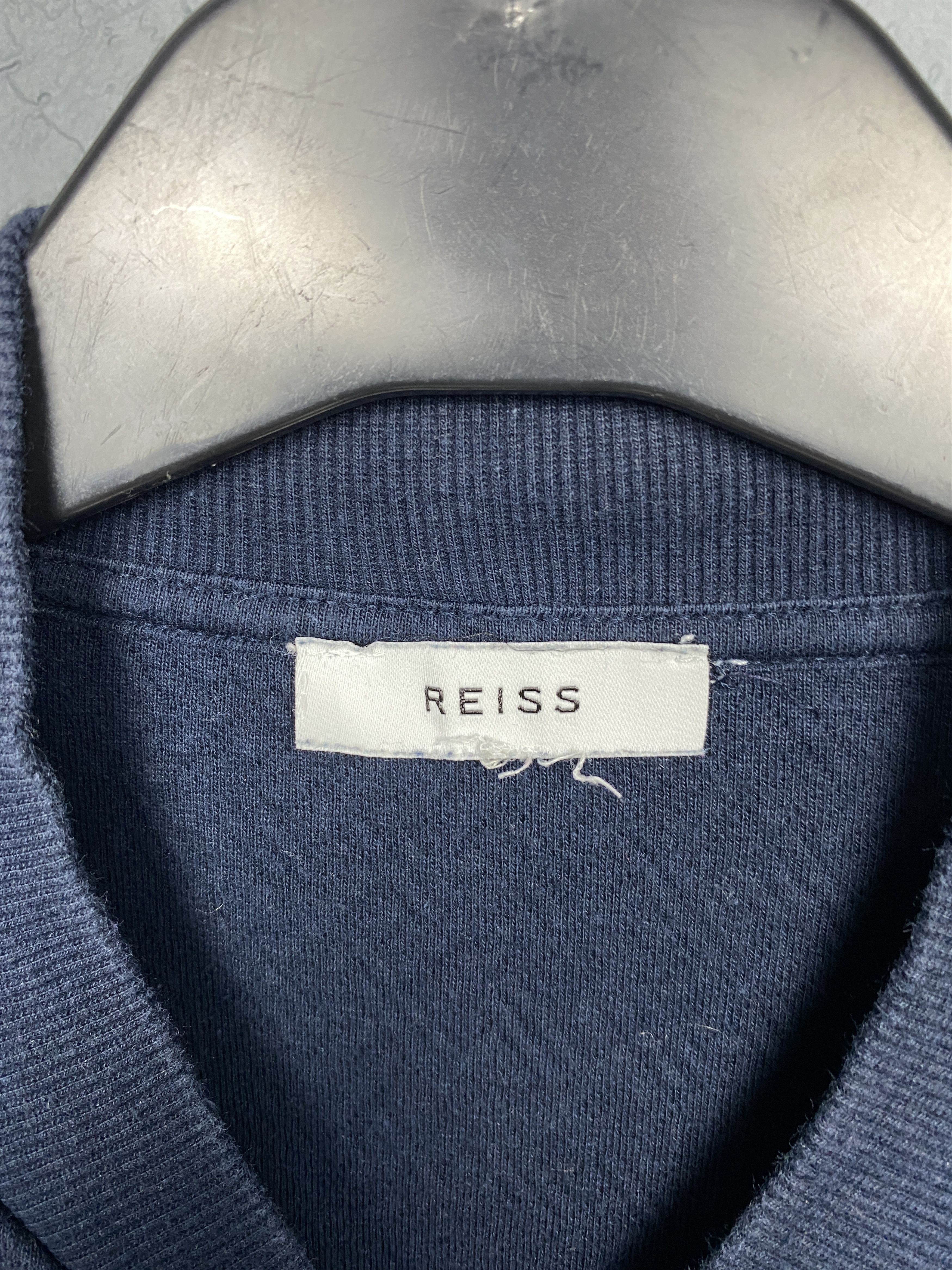 Reiss × Vintage Reiss Vintage Mens Cotton Bomber Jacket Size US L / EU 52-54 / 3 - 3 Thumbnail