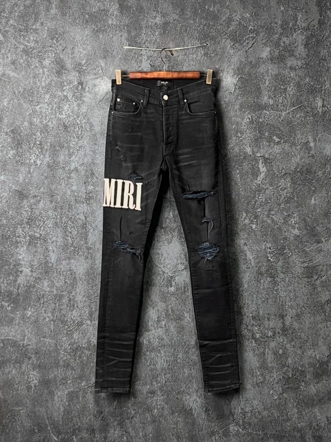 Amiri Amiri Denim Embroidered Casual Pants 32 Men Size US 32 / EU 48 - 1 Thumbnail