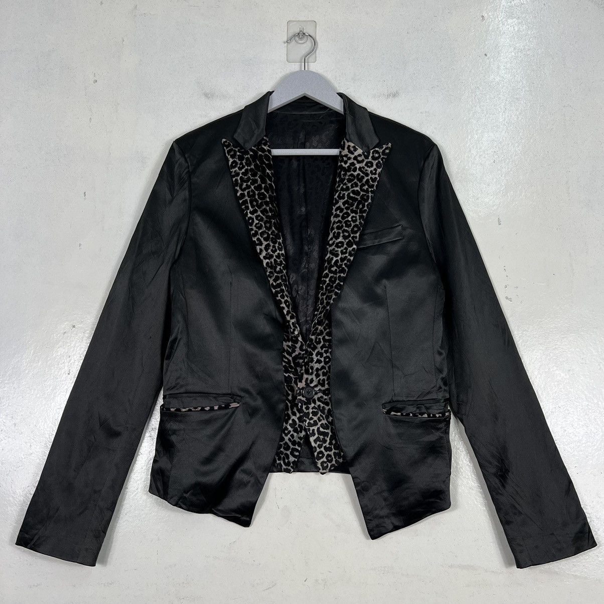 Japanese Brand 🔥 V MEN LEOPARD BLAZER JACKET Size US S / EU 44-46 / 1 - 2 Thumbnail