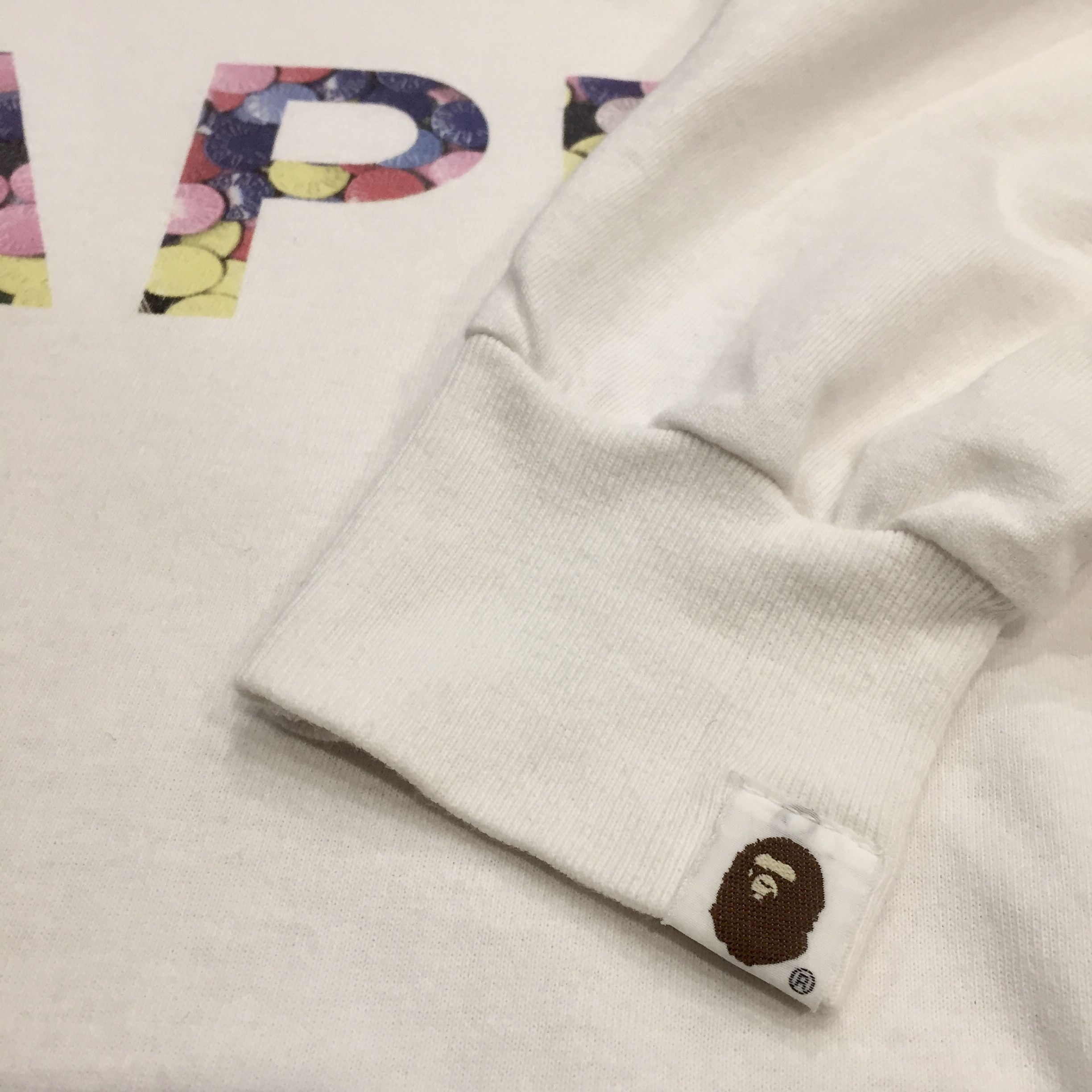 Bape A BATHING APE BAPE VINTAGE CANDY FONT LONGSLEEVE TSHIRT Size US S / EU 44-46 / 1 - 6 Thumbnail