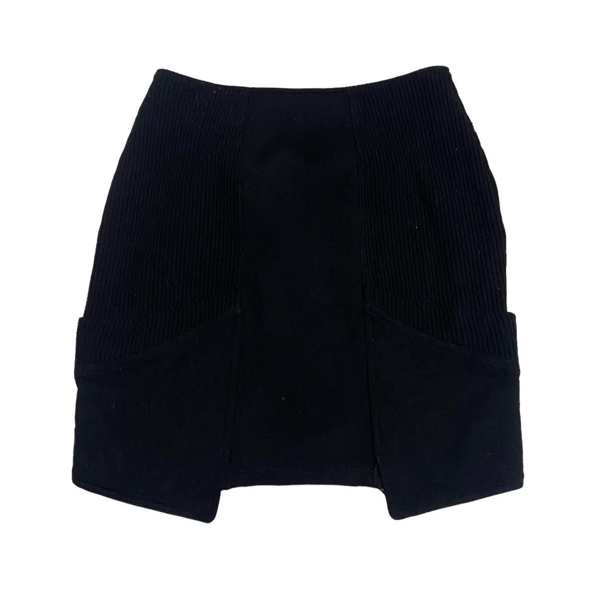 Thierry Mugler Thierry Mugler wool mini skirt Size 26" / US 2 / IT 38 - 1 Thumbnail