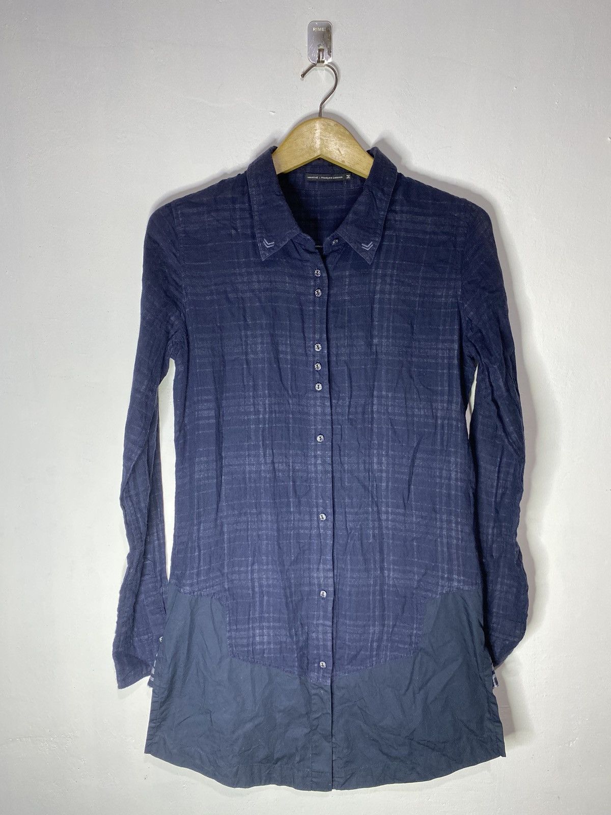 Japanese Brand × Marithe + Francois Girbaud Marithe Francois Girbaud long tartan button shirts Size US M / EU 48-50 / 2 - 1 Thumbnail
