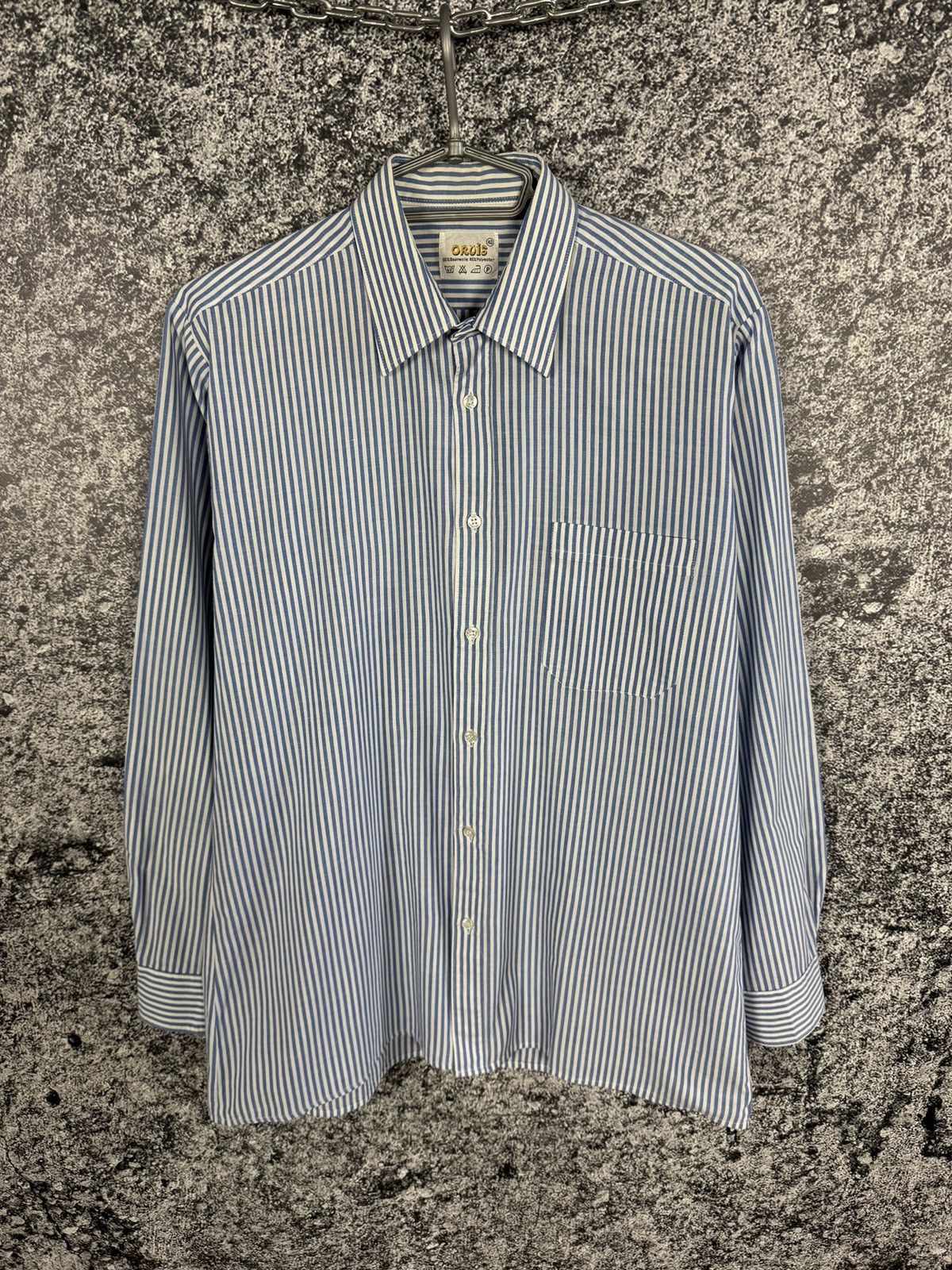 Orvis Men’s Orvis Long Sleeve Striped Shirt Button Up Size 40 Size US M / EU 48-50 / 2 - 1 Thumbnail
