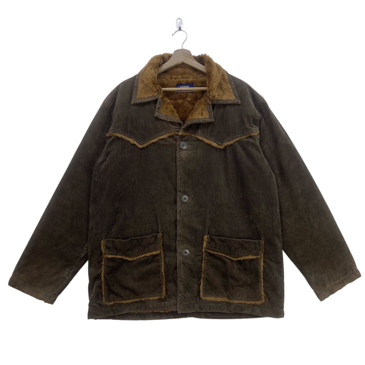 Jeaning Garage Corduroy Sherpa Heavy Coat