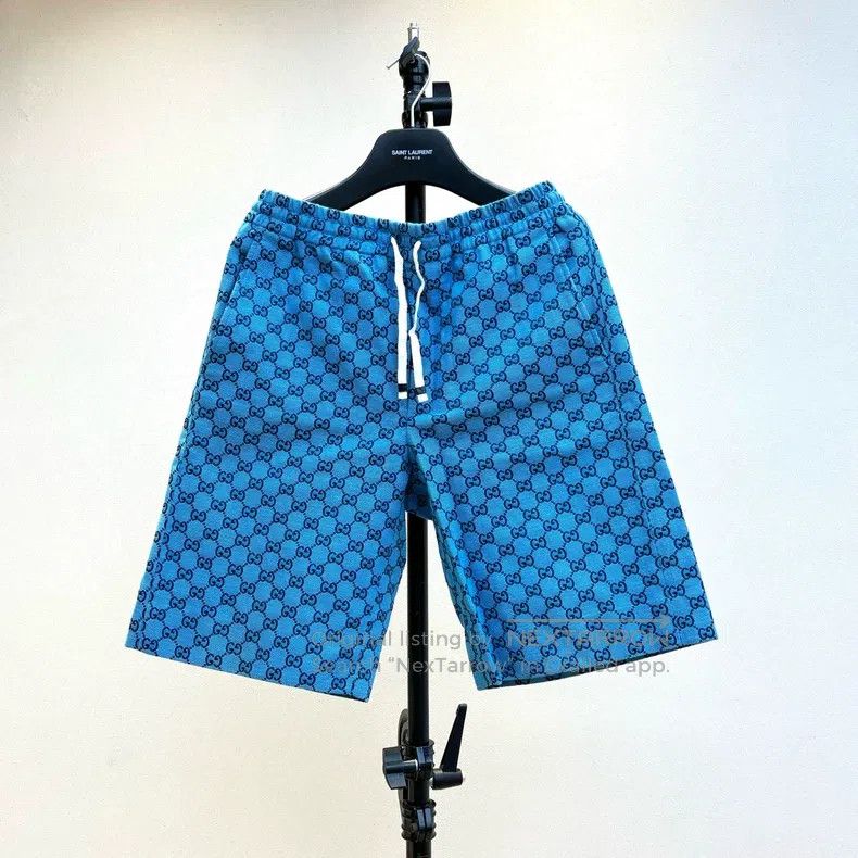 Gucci Gucci SS21 double G sticker full-print canvas straight cas Size US 28 / EU 44 - 1 Thumbnail