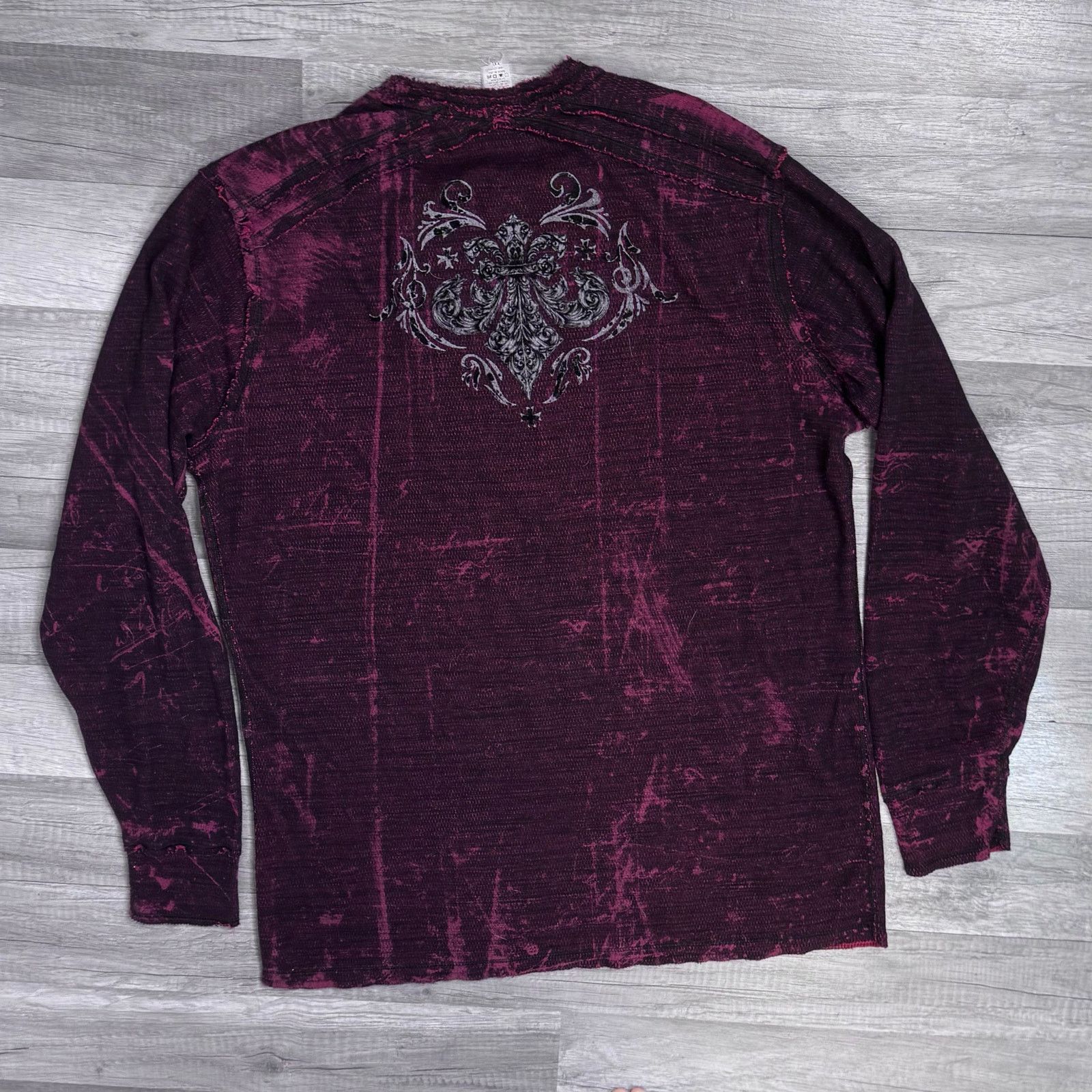 Affliction Affliction Mens Reversible Thermal Shirt XXL Size US XXL / EU 58 / 5 - 2 Thumbnail