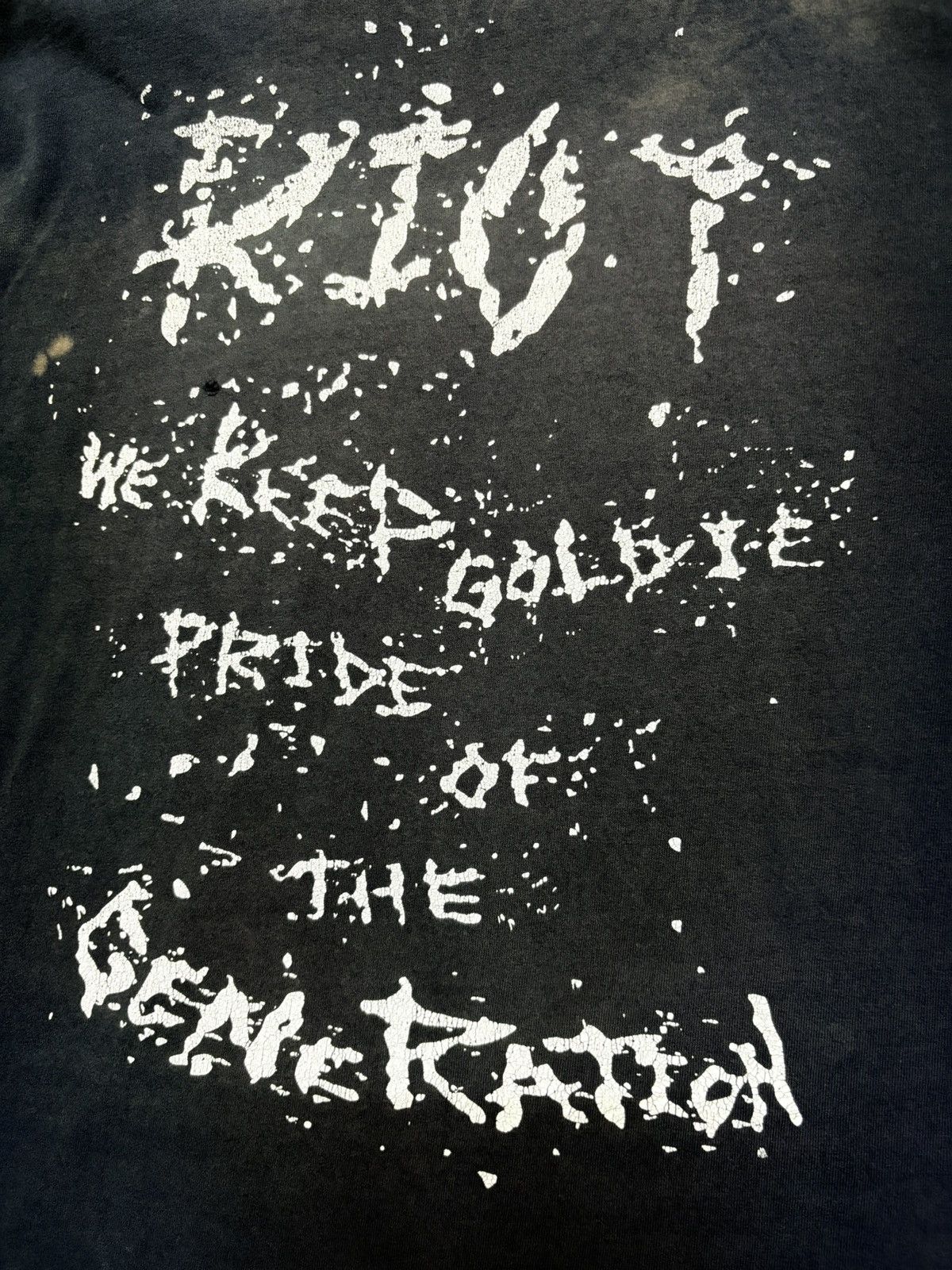 If Six Was Nine 🔥HOT🔥 VINTAGE DISTRESSED RIOT ROOTS & REAL PUNKS Size US L / EU 52-54 / 3 - 7 Thumbnail