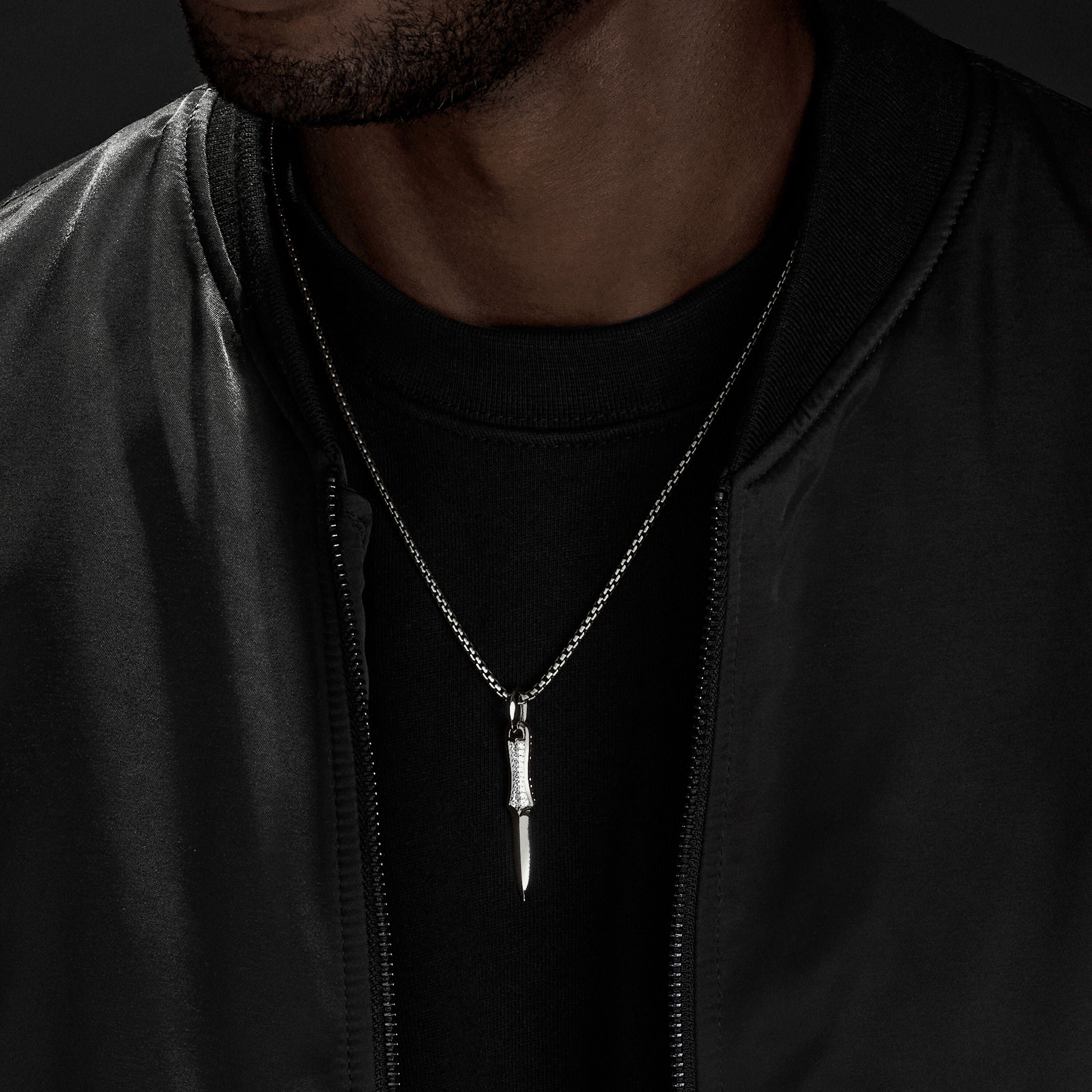 David Yurman o1w1db10526 D25638M /Size 9/Dagger Amulet in Silver Size ONE SIZE - 4 Thumbnail