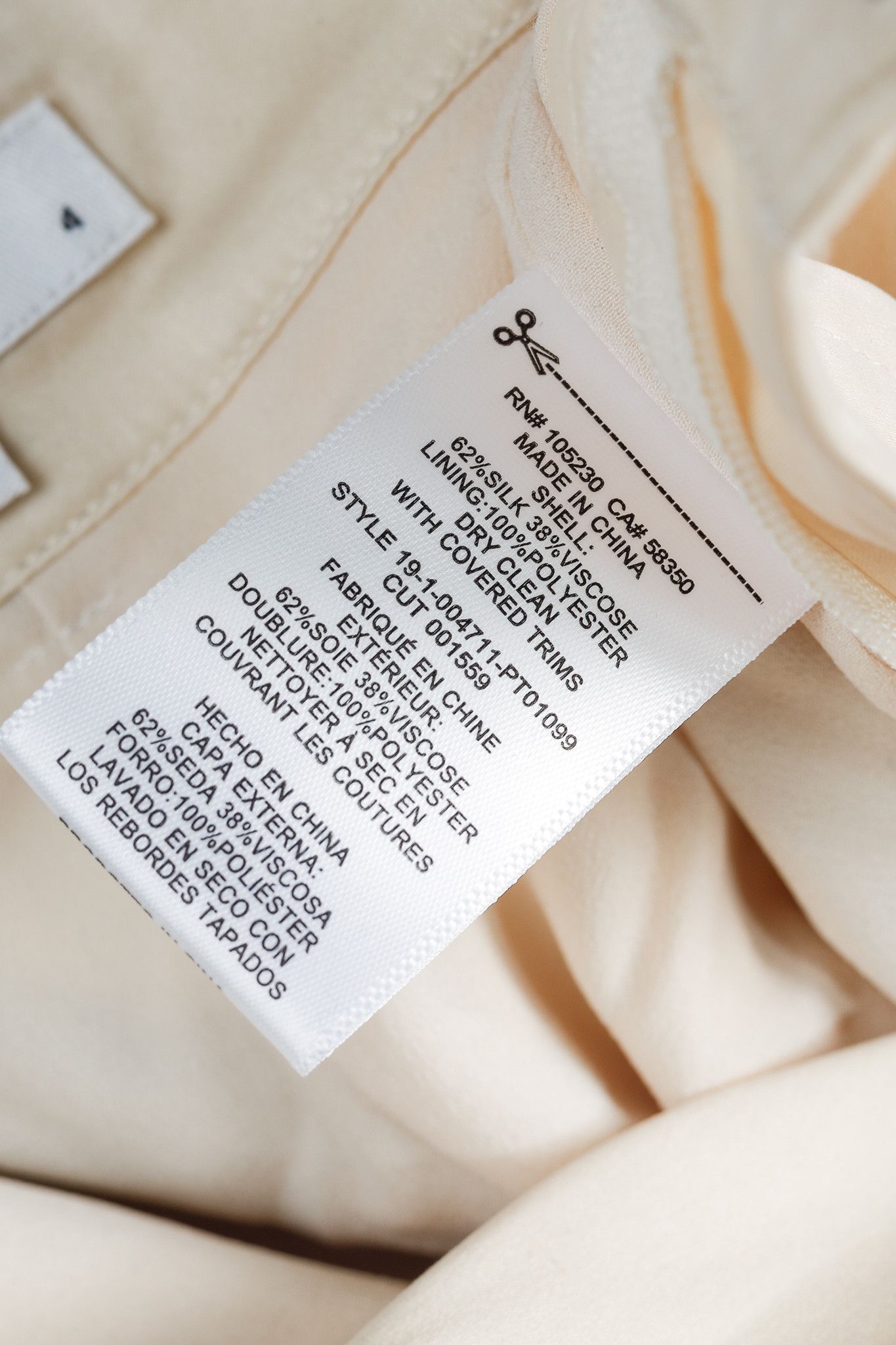Equipment Equipment Evonne Cream Floral Silk Belted Trousers Size 27" / US 4 / IT 40 - 12 Thumbnail