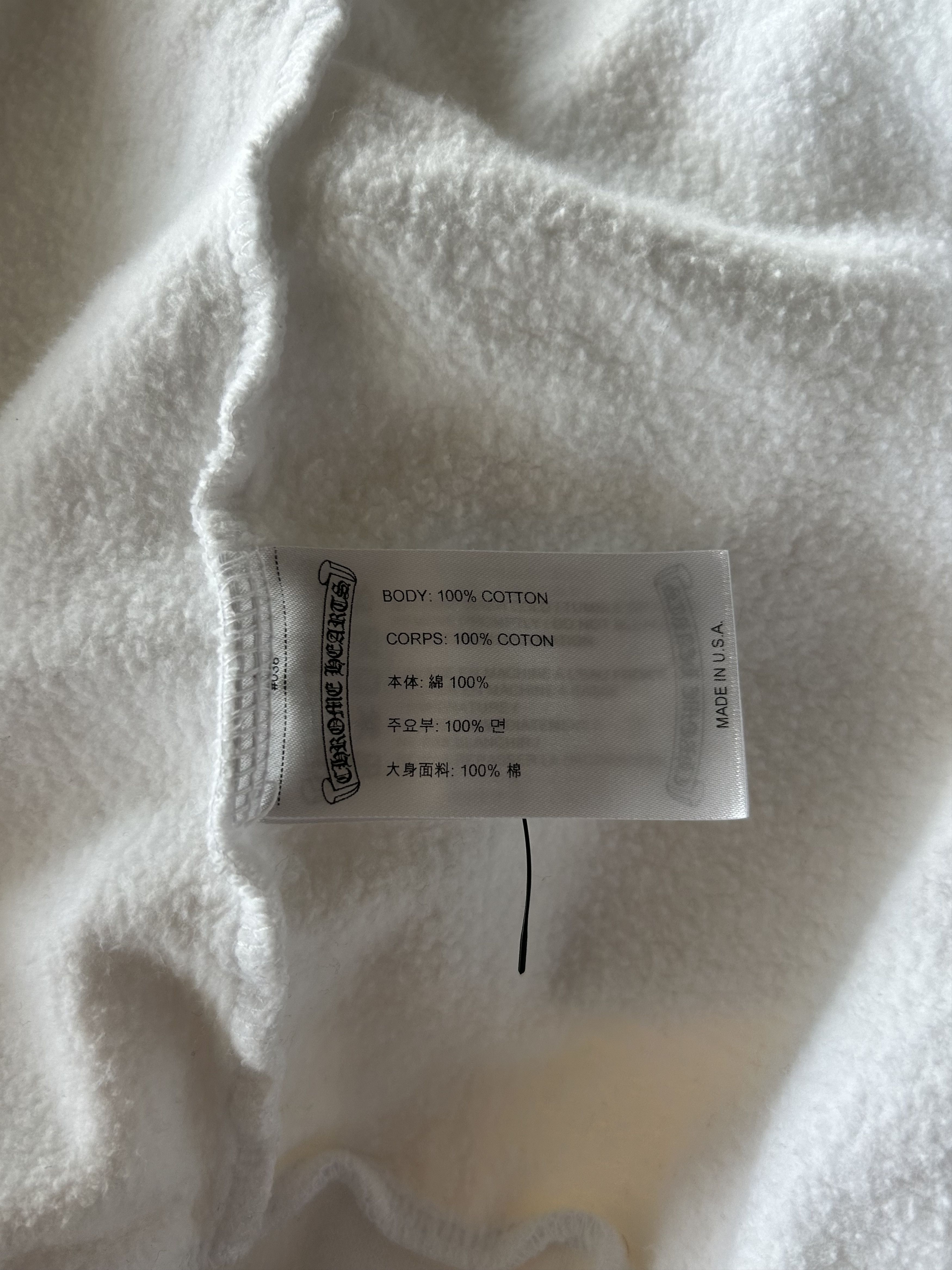 Chrome Hearts Chrome Hearts White & Black Script Logo Zip Up Hoodie Size US XXL / EU 58 / 5 - 4 Thumbnail