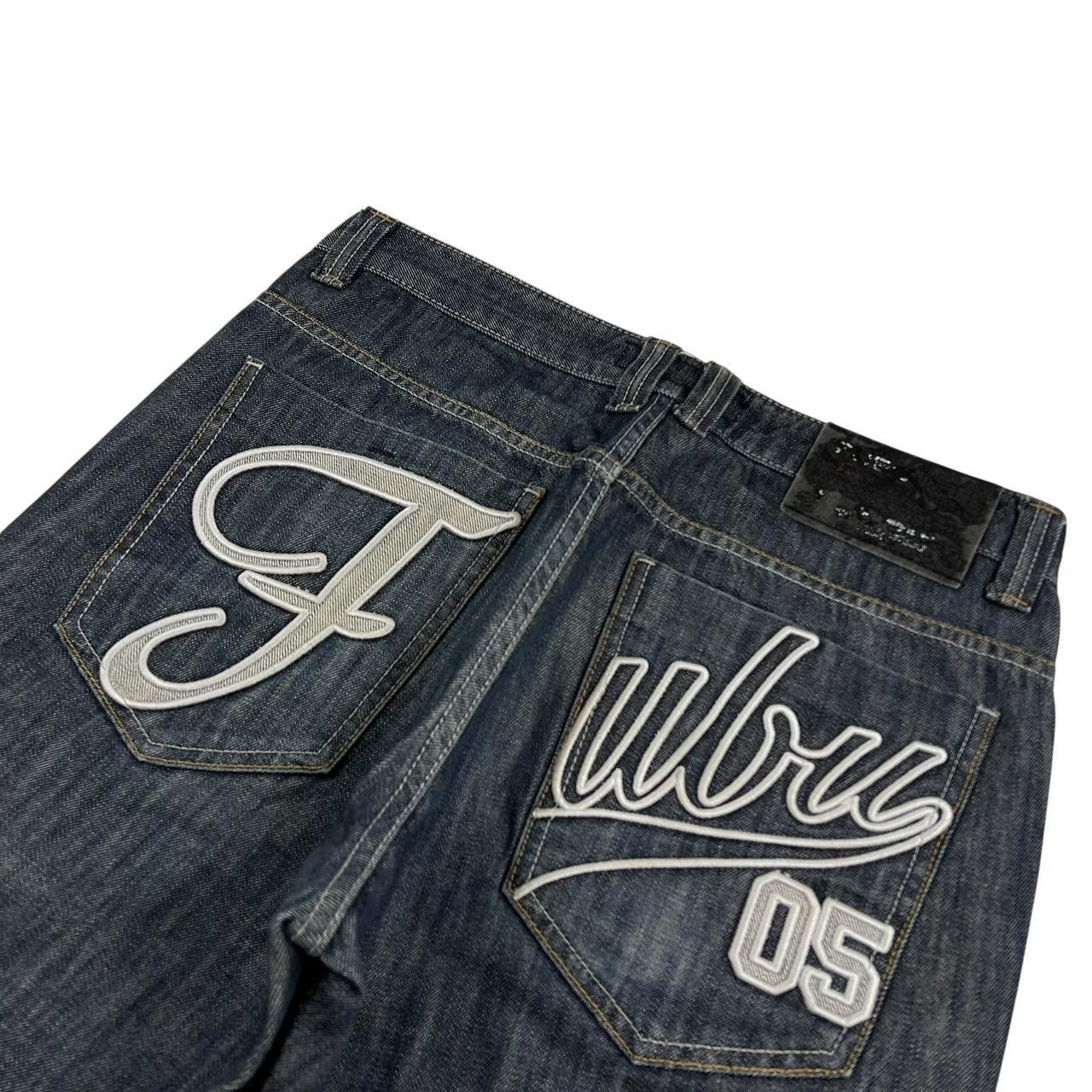 Fubu Vintage Embroidered Fubu 05 Denim Jeans - Waist: 33” Size US 33 - 6 Thumbnail