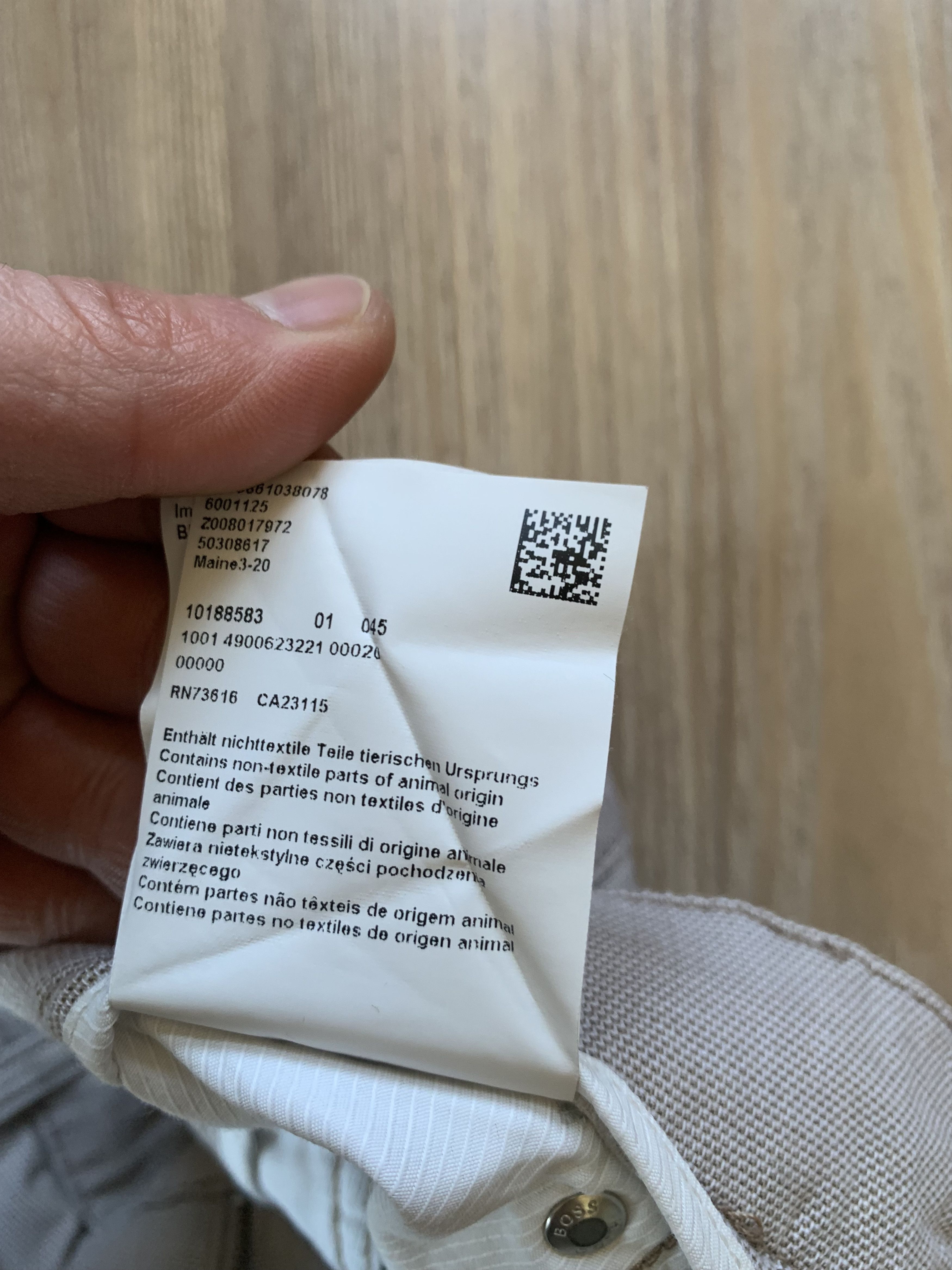 Hugo Boss Hugo Boss Stretch Grey Pants Size US 32 / EU 48 - 11 Thumbnail