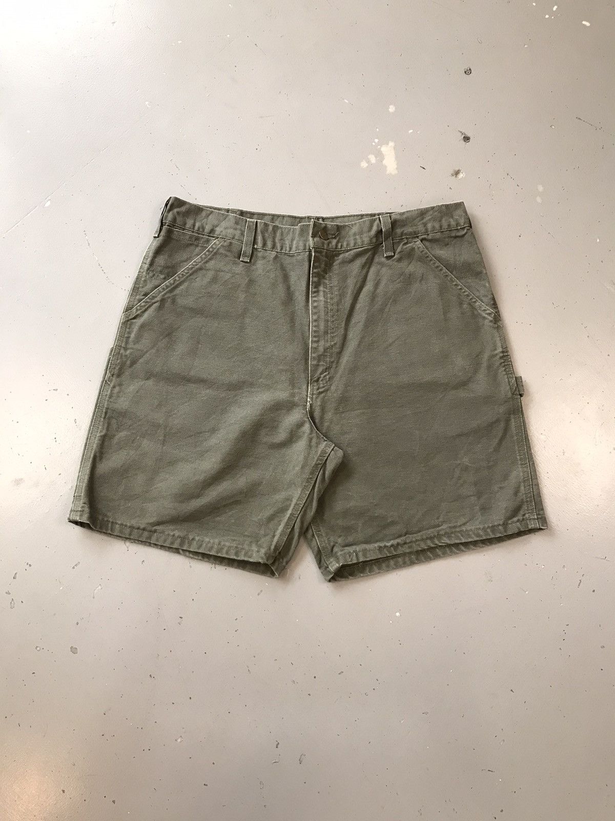Vintage Carhartt b25 mos carpenter denim jort