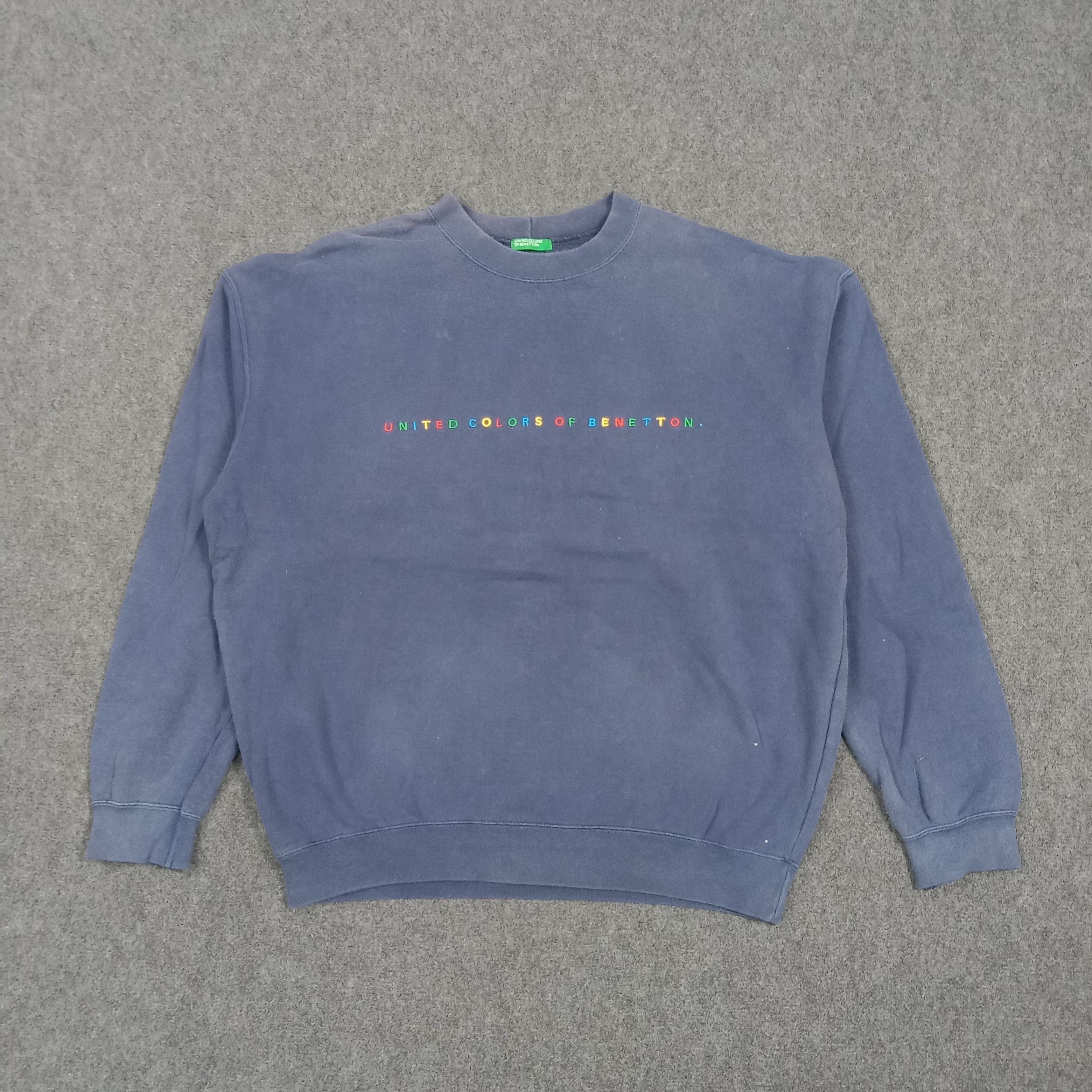Benetton United Colors of Benetton Oversized Sweatshirt C291N20 Size US XL / EU 56 / 4 - 1 Thumbnail