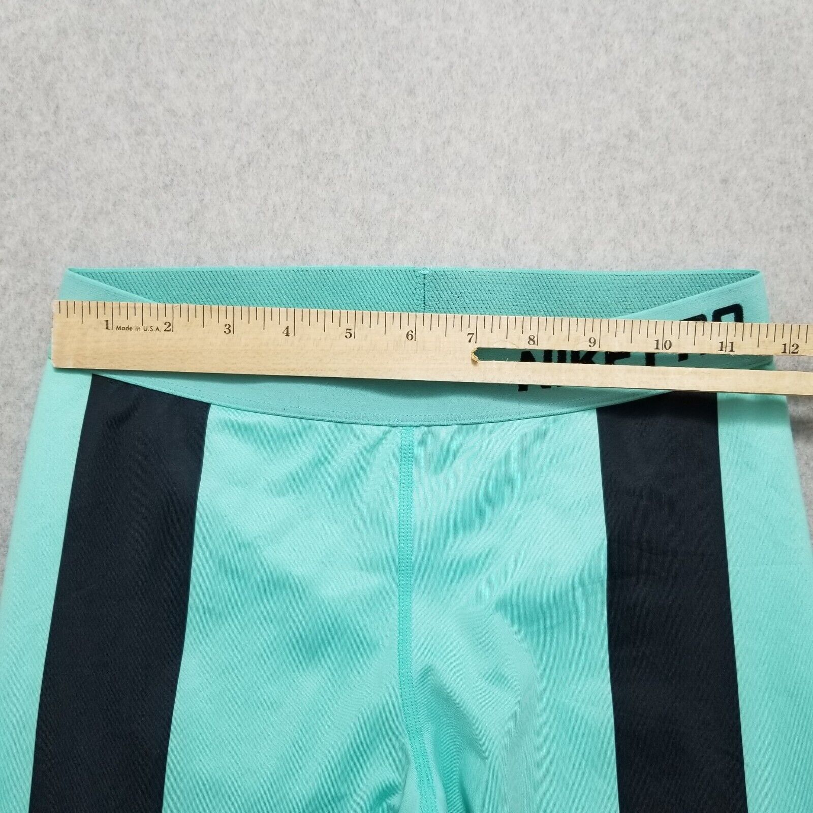 Nike Nike Pro Sweatpants Womens Medium Green Elastic Dri Fit Cyan Size 24" / US 00 / IT 34 - 5 Thumbnail